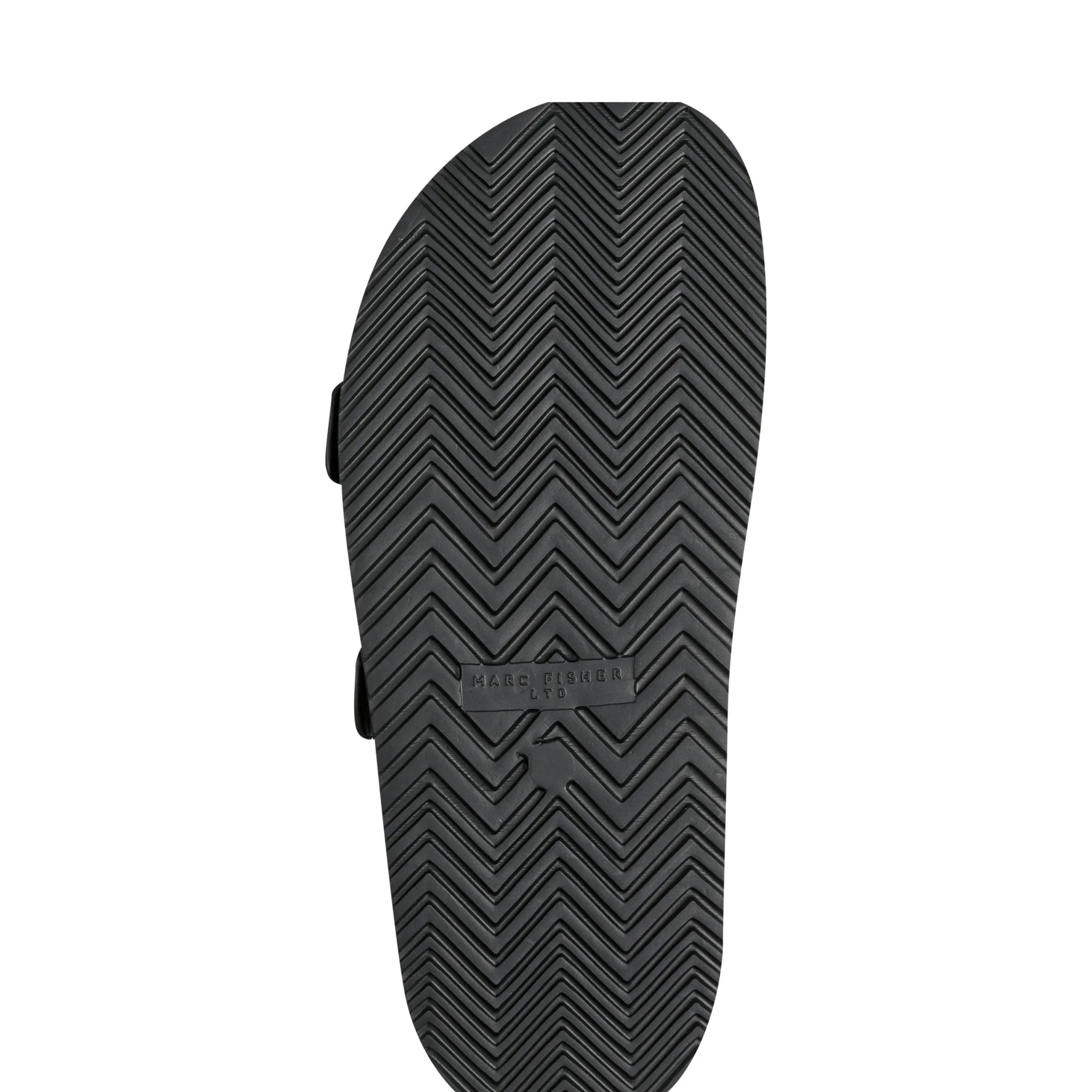 Outlet Marc Fisher Agusta Studded Slide Sandal Black Leather