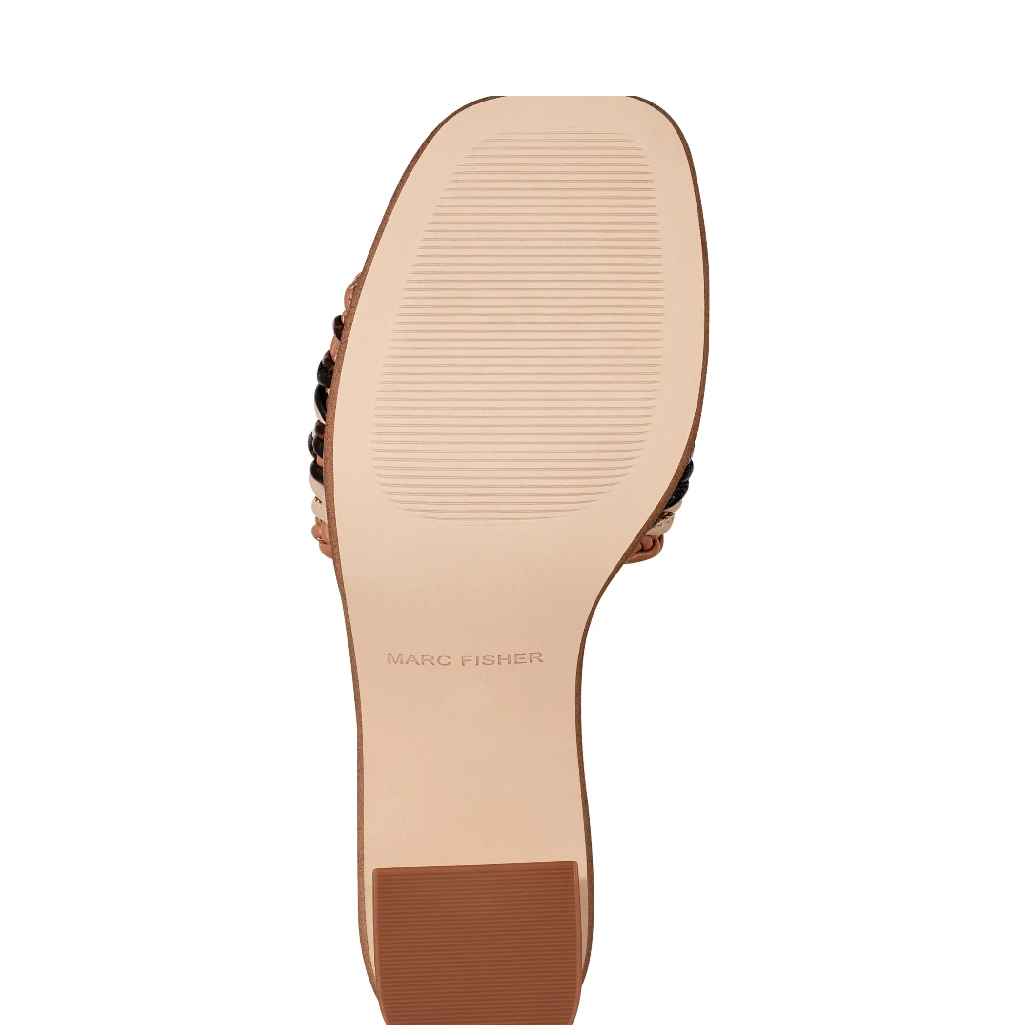 Sale Marc Fisher Alane Block Heel Sandal Brown