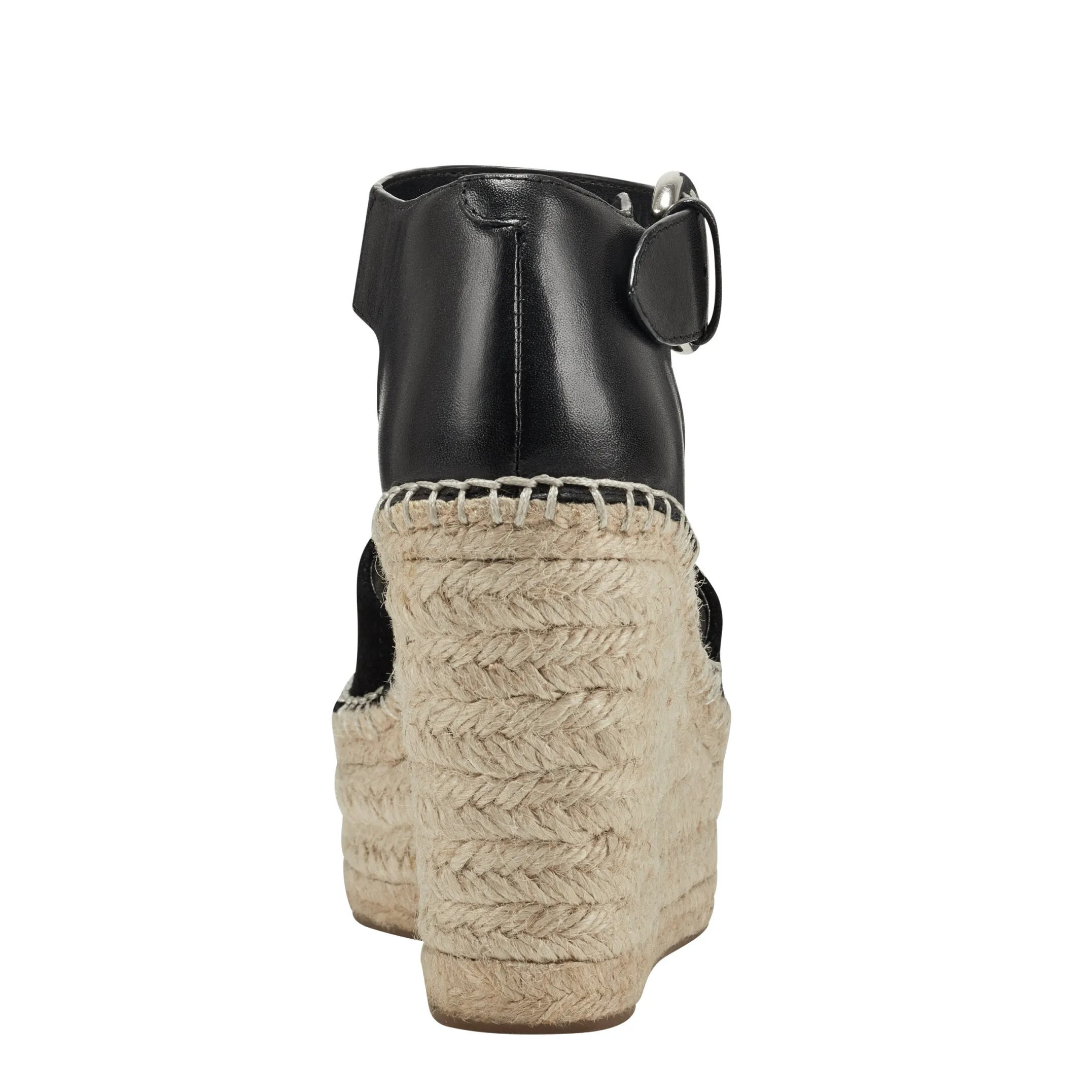 Outlet Marc Fisher Alida Espadrille Wedge Sandal Black