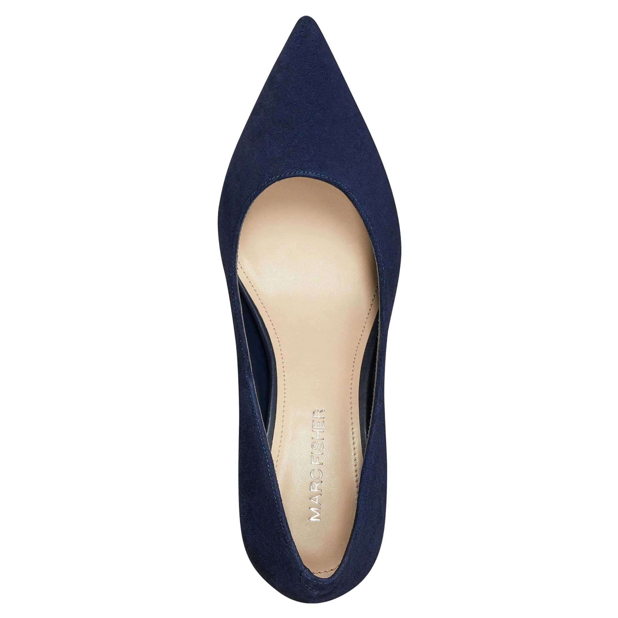 Online Marc Fisher Alola Pump Dark Blue Suede