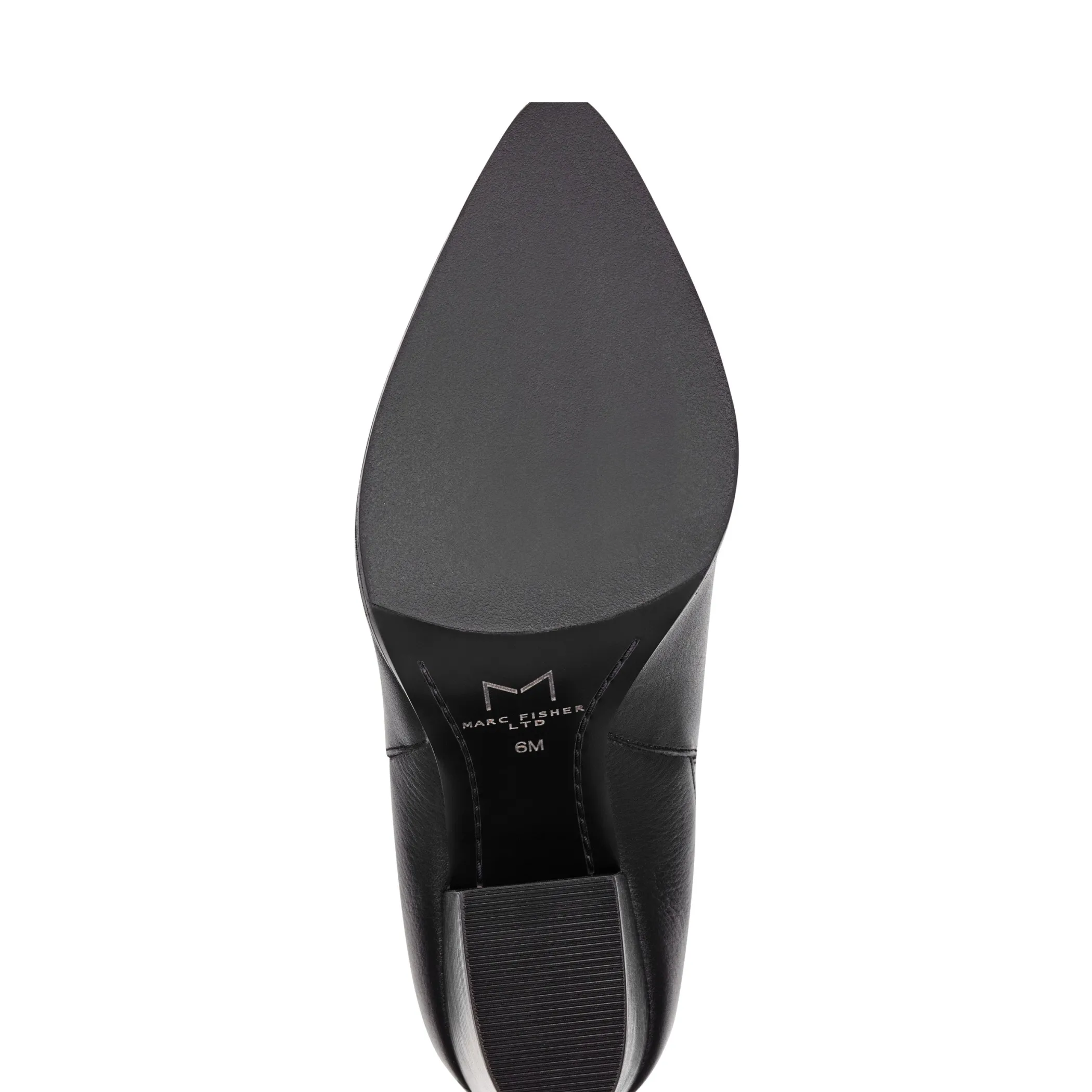 Best Sale Marc Fisher Alva Pointy Toe Bootie Black Leather