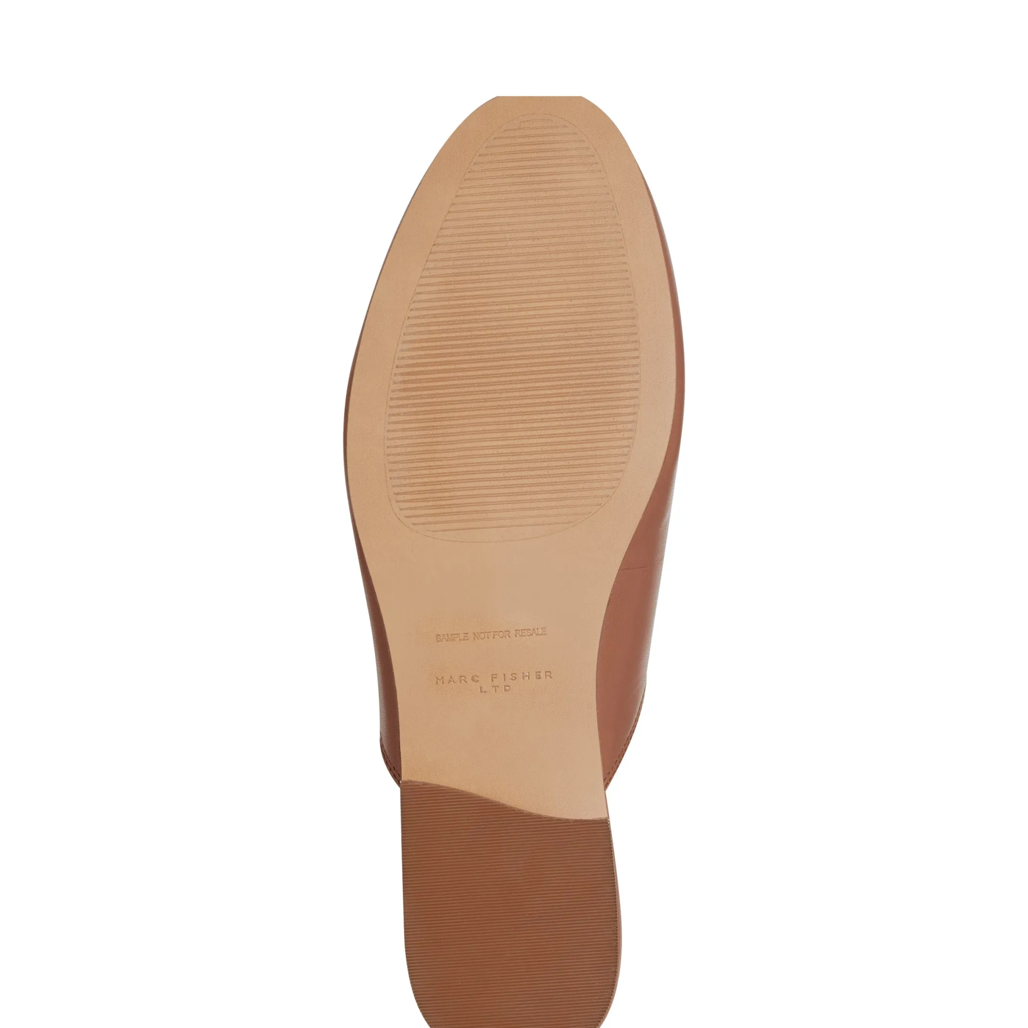 Sale Marc Fisher Butler Loafer Mule Brown Leather