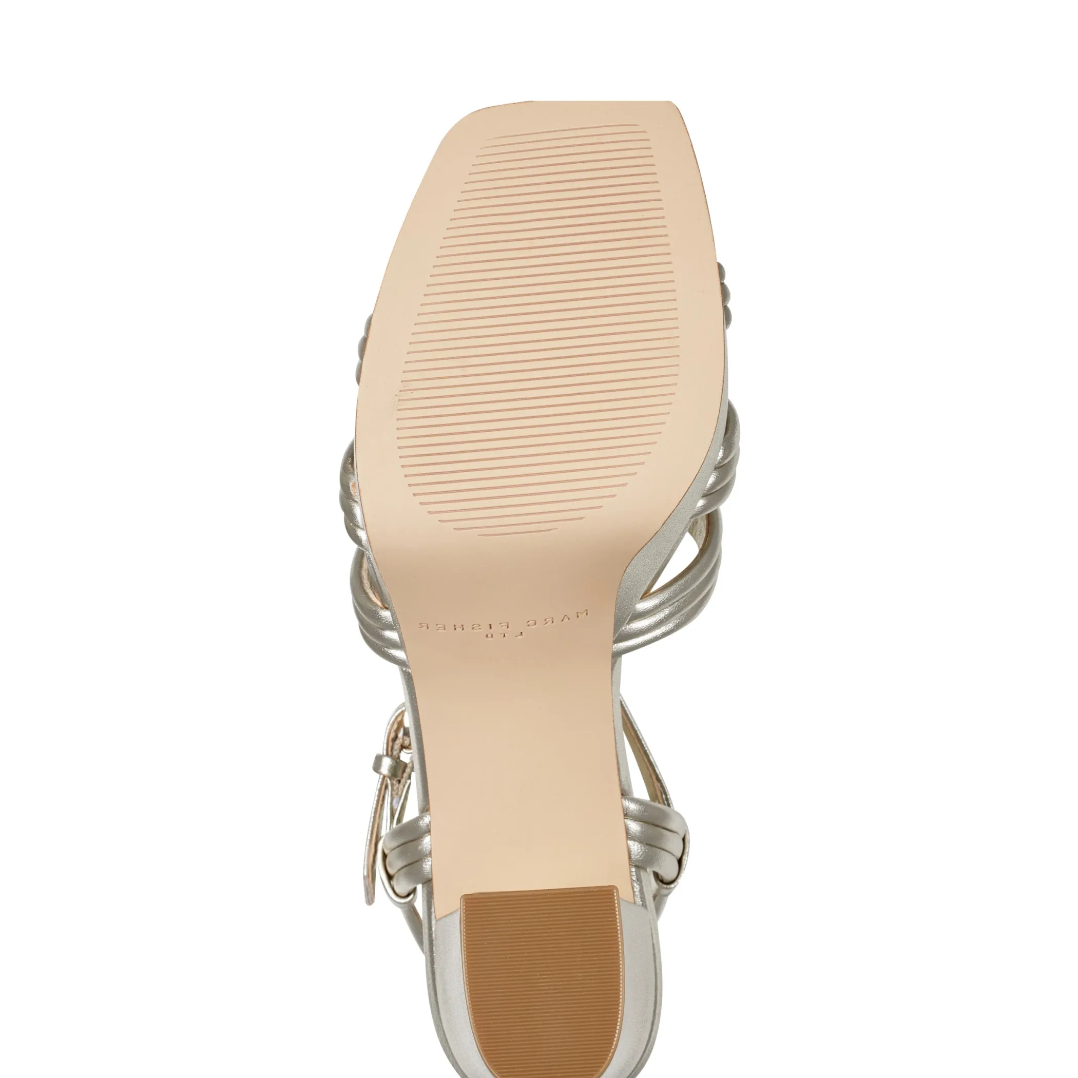 Store Marc Fisher Cairo Platform Sandal Platino
