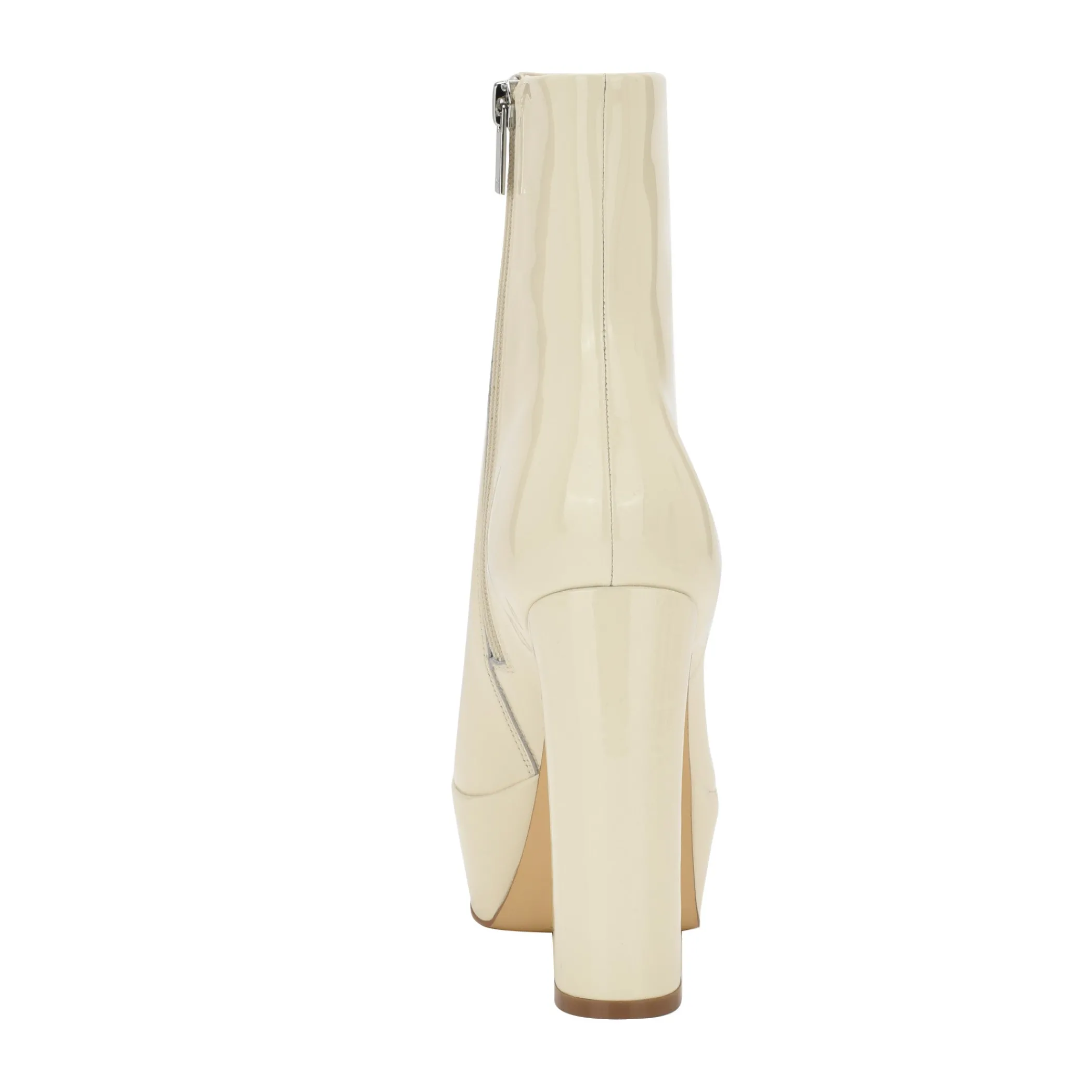 Sale Marc Fisher Caled Platform Bootie Chic Cream Patent