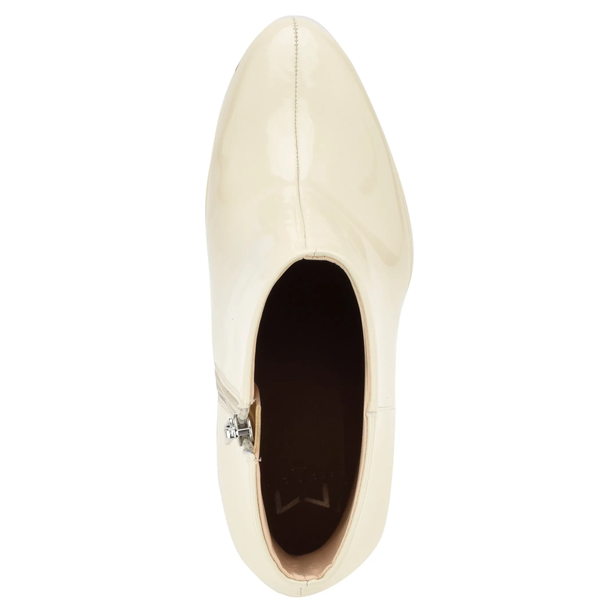 Sale Marc Fisher Caled Platform Bootie Chic Cream Patent