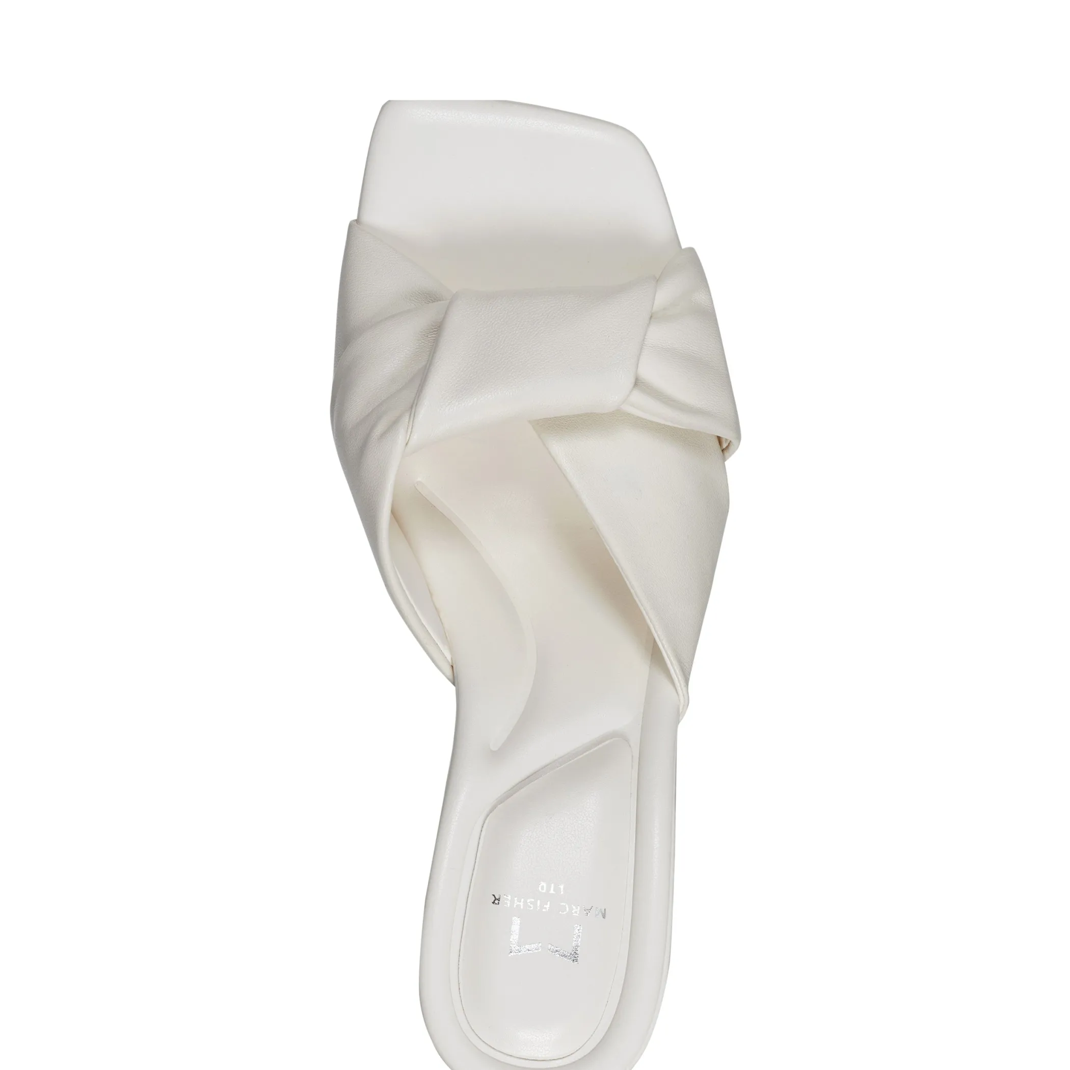 Best Marc Fisher Calia Block Heel Sandal Ivory