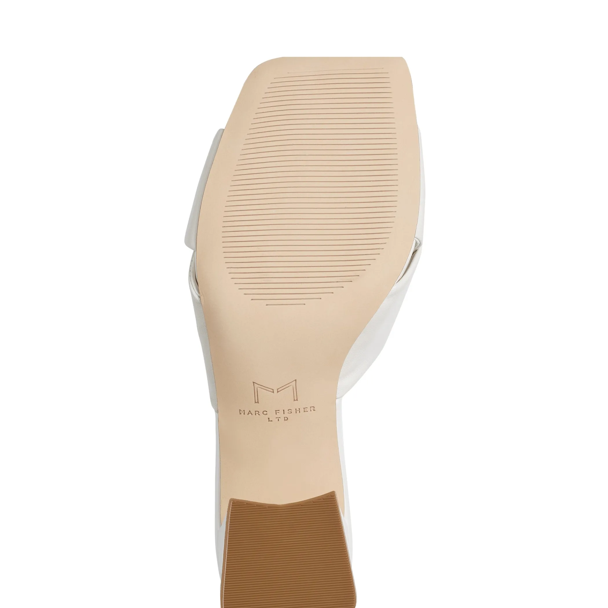 Best Marc Fisher Calia Block Heel Sandal Ivory