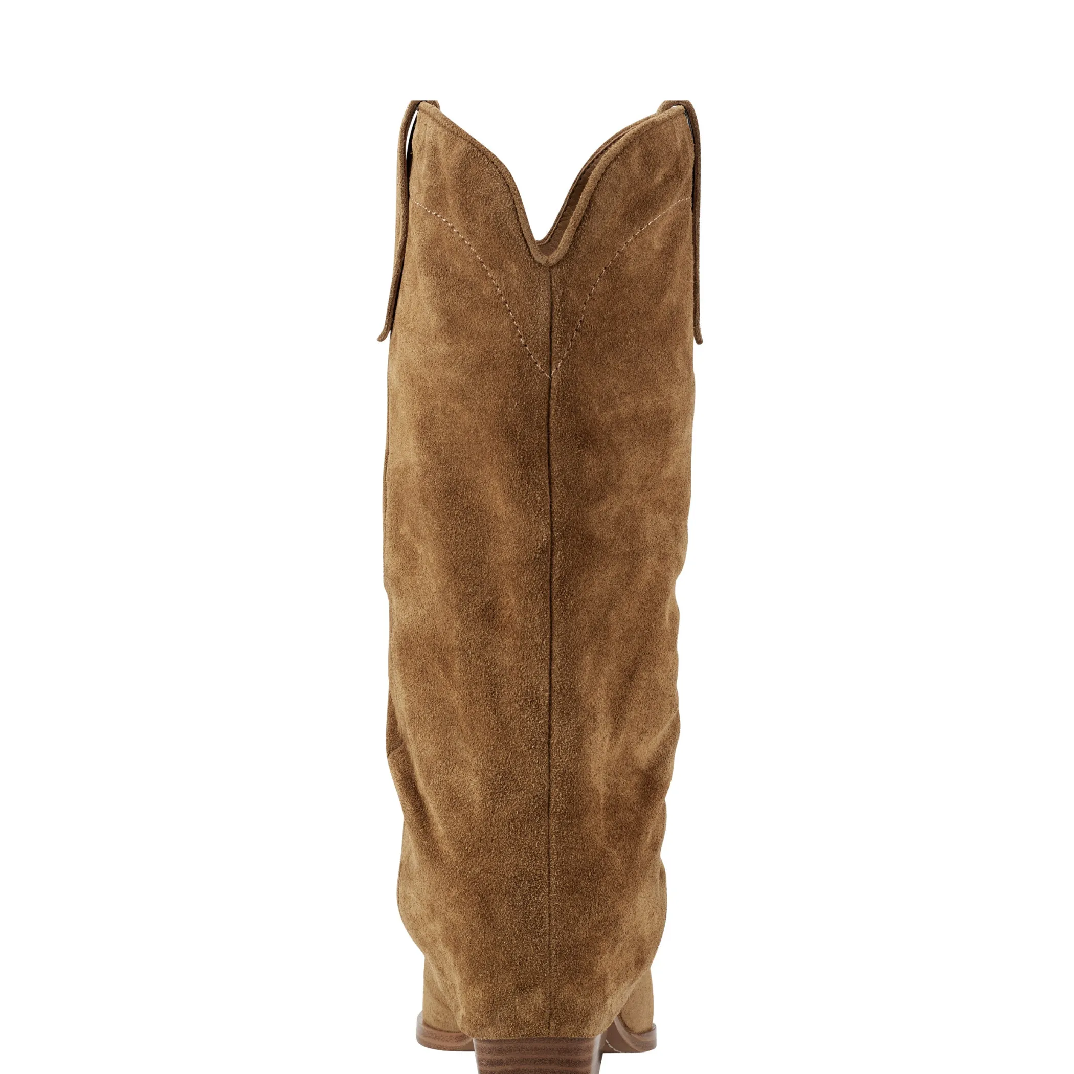 Cheap Marc Fisher Calysta Block Heel Pointy Toe Boot Medium Natural