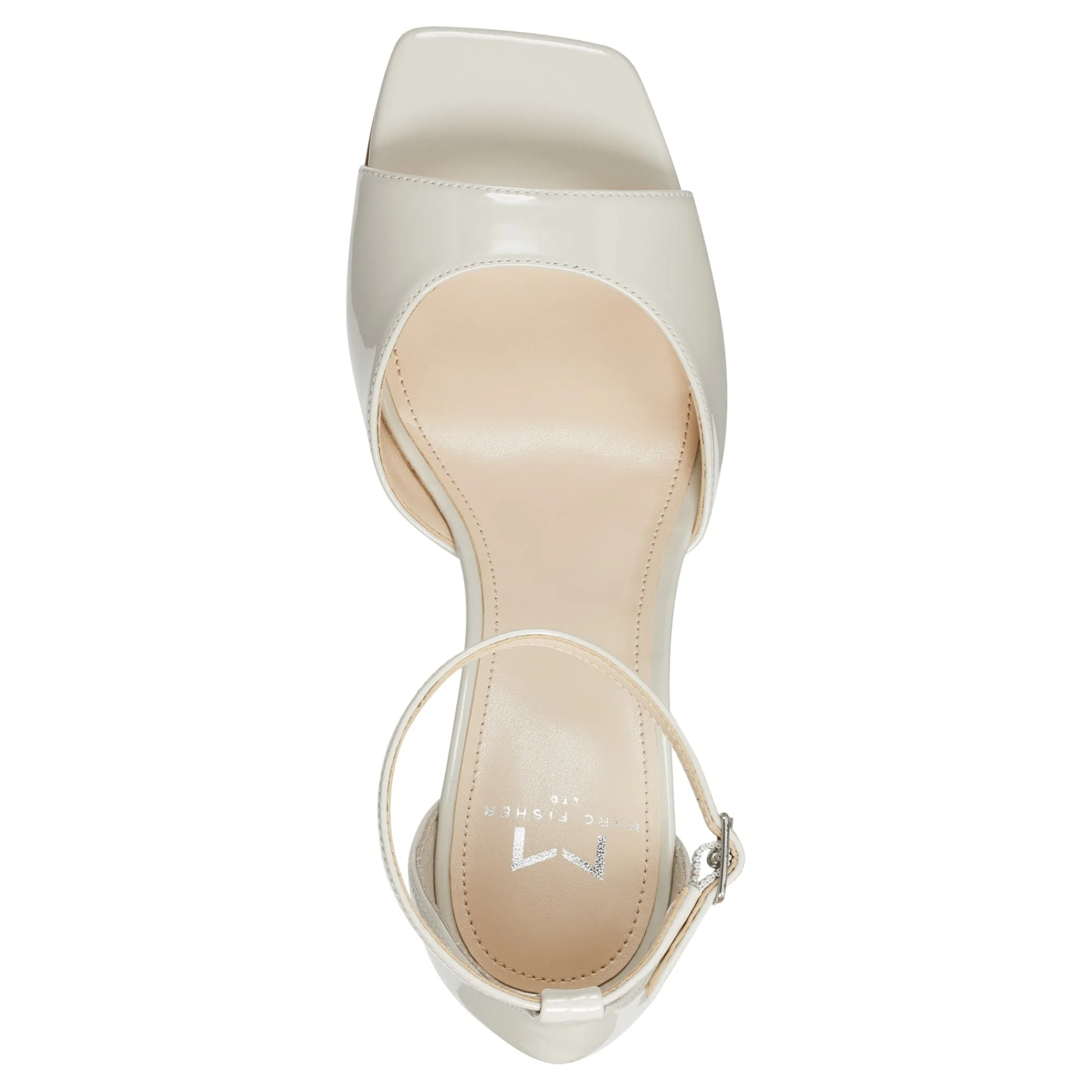 Online Marc Fisher Camira Wedge Sandal Ivory Patent