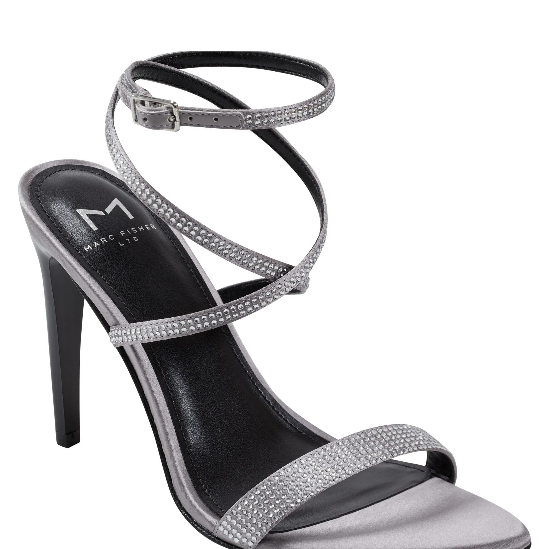 Cheap Marc Fisher Cammile Strappy Dress Sandal Lavender Crystal