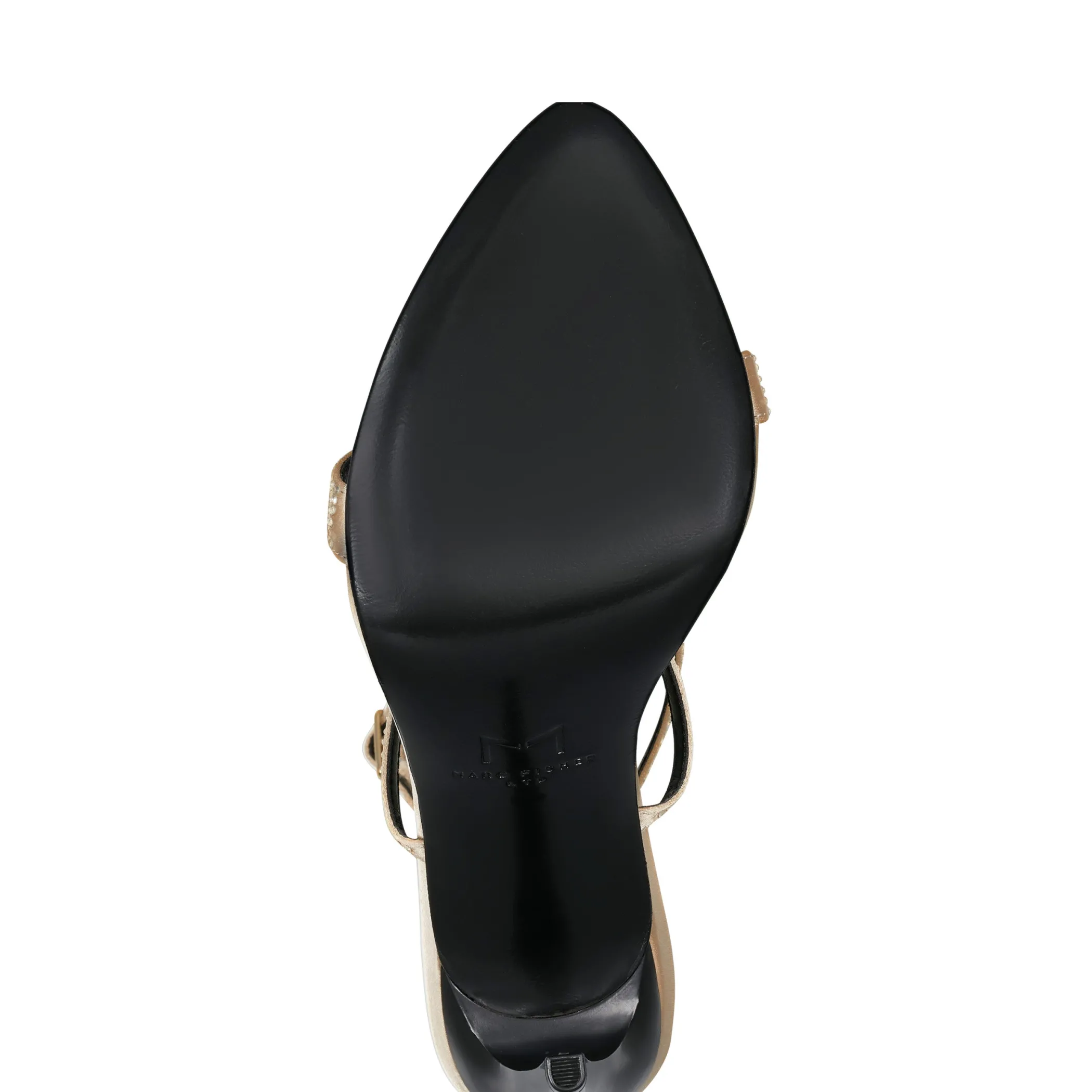 Best Marc Fisher Cammile Strappy Dress Sandal Nude Crystal