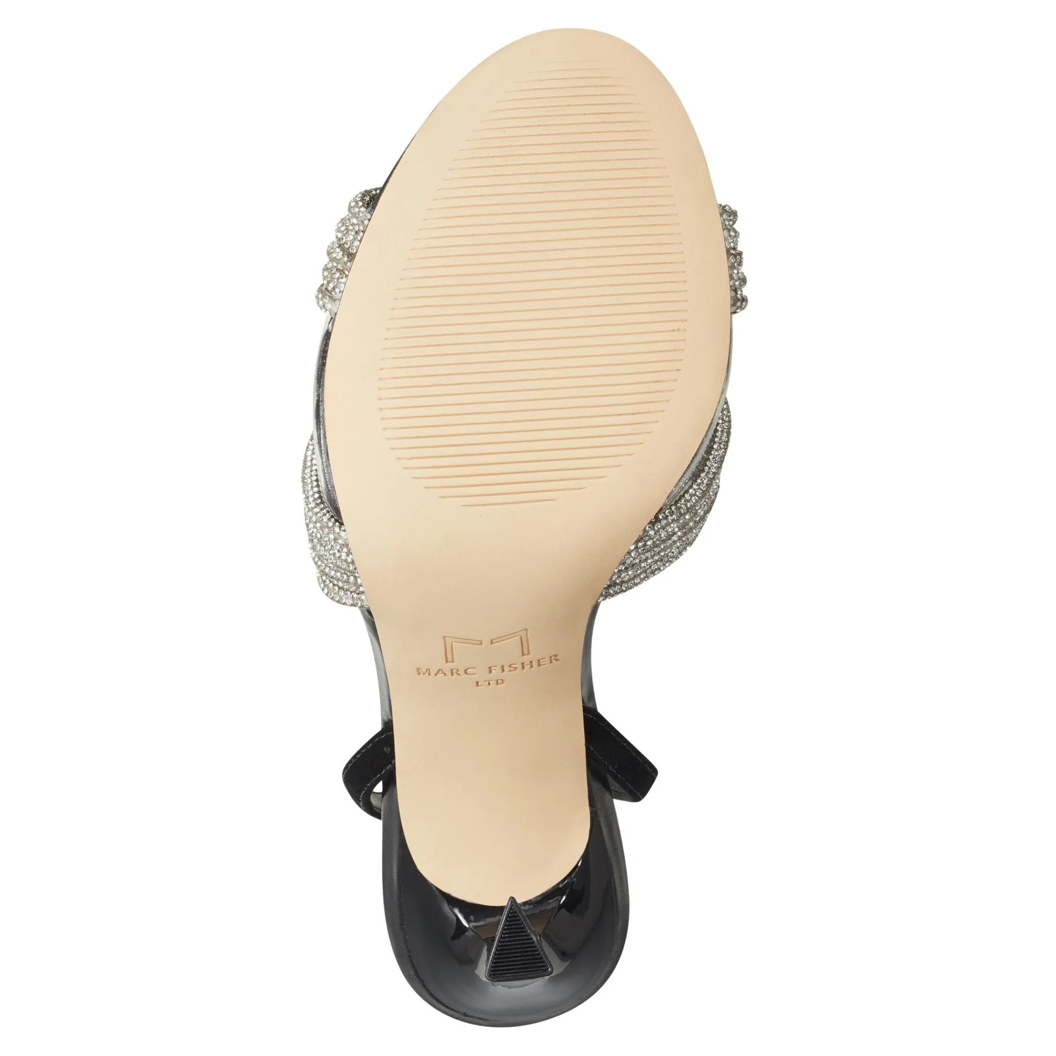 Store Marc Fisher Canellie Heeled Sandal Black Crystal