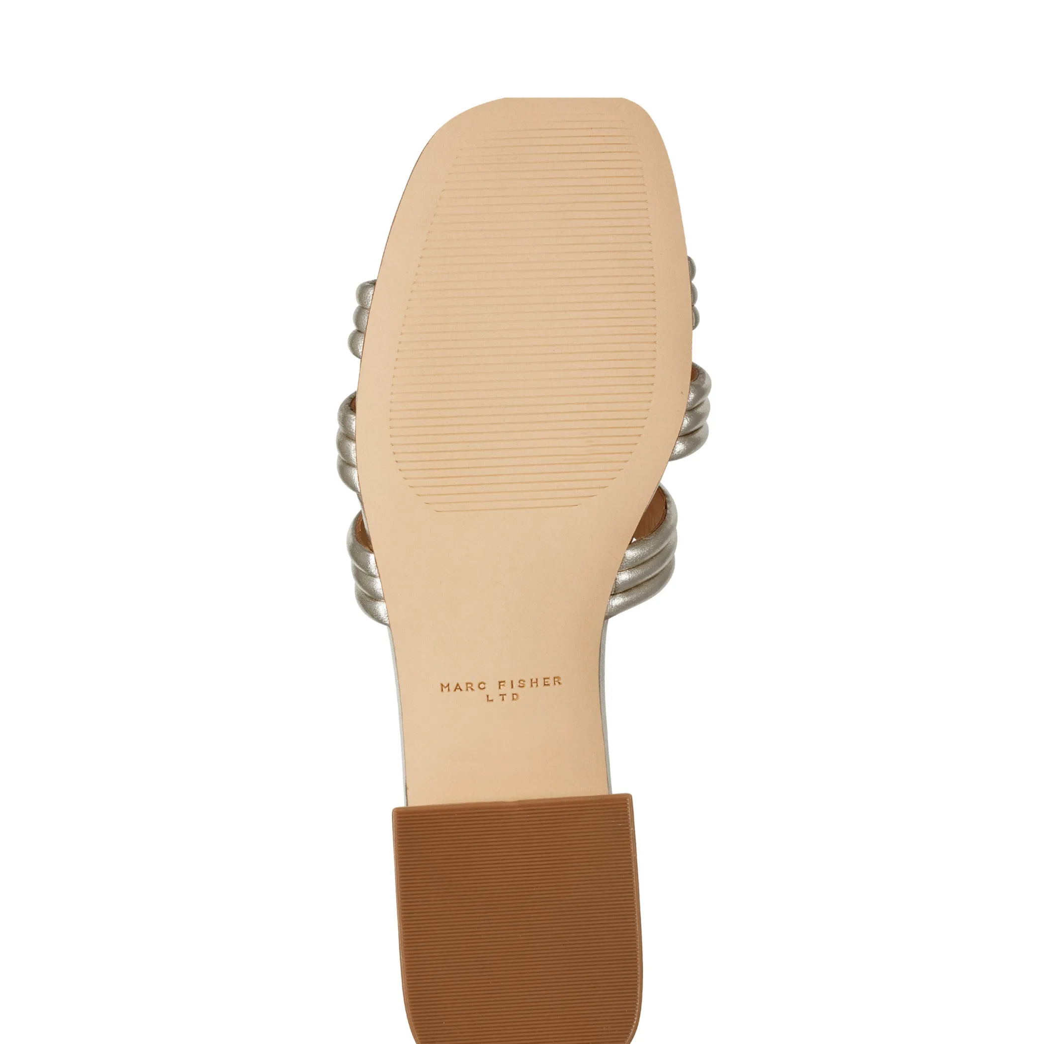 Best Sale Marc Fisher Casara Slide Sandal Platino