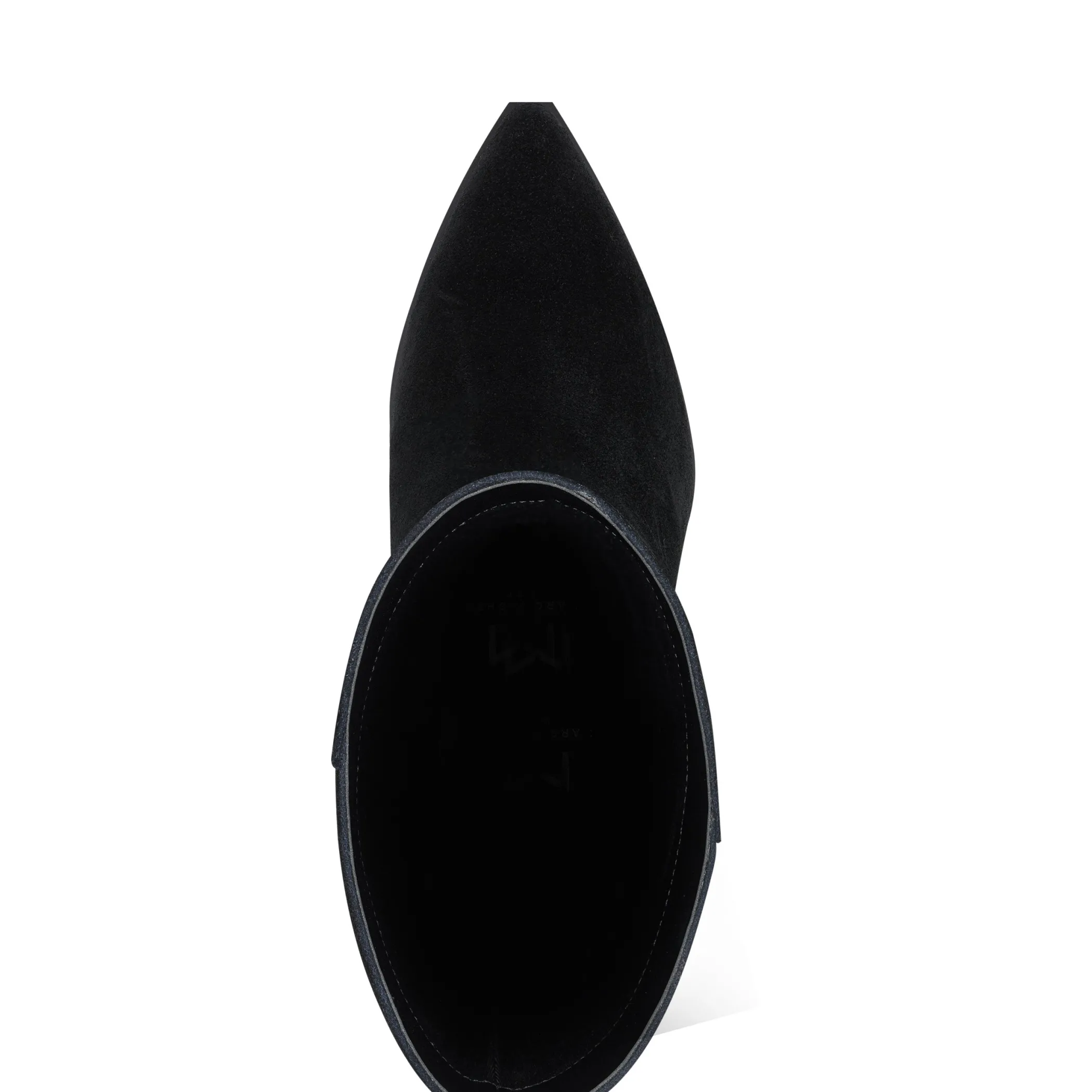 Store Marc Fisher Challi Pointy Toe Boot Black Suede