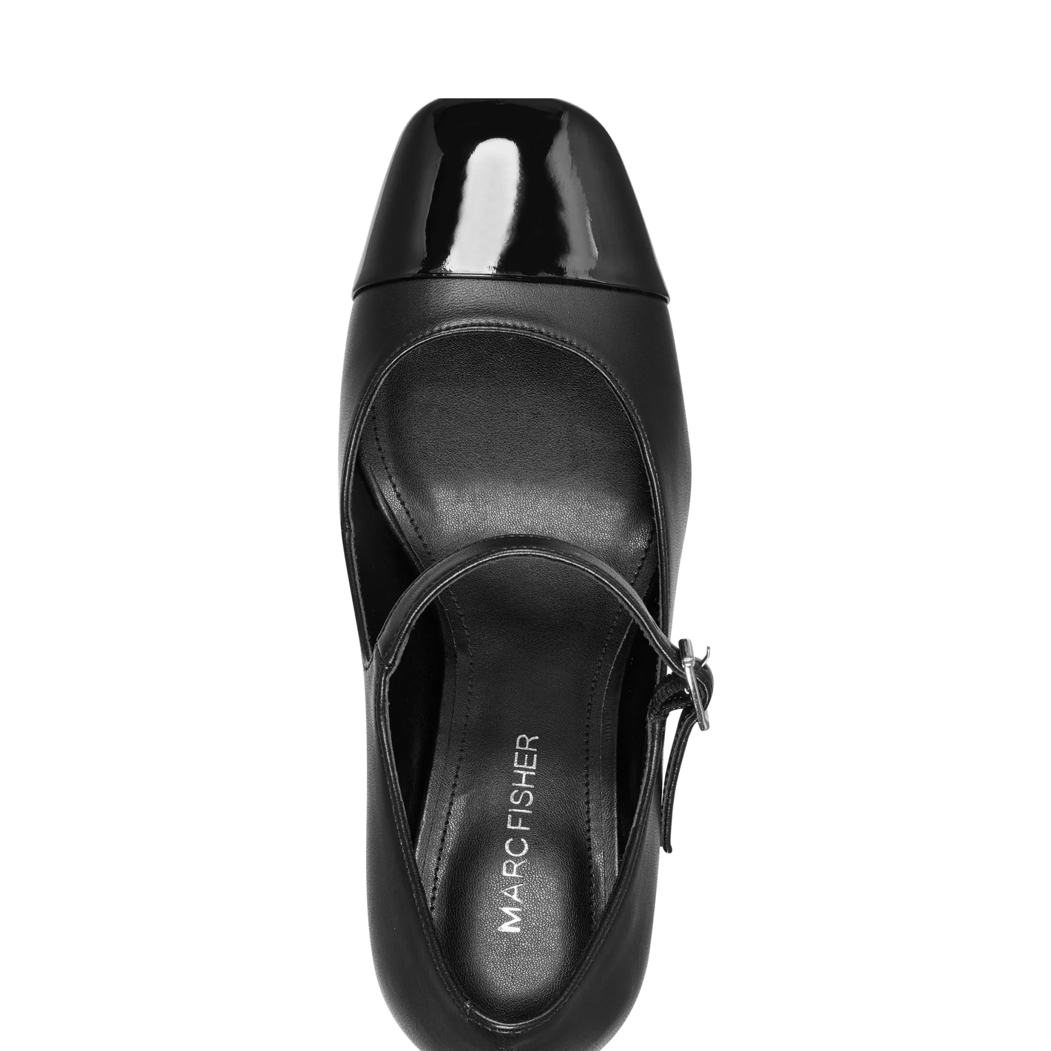 Discount Marc Fisher Charine Cap Toe Mary Jane Black/Black