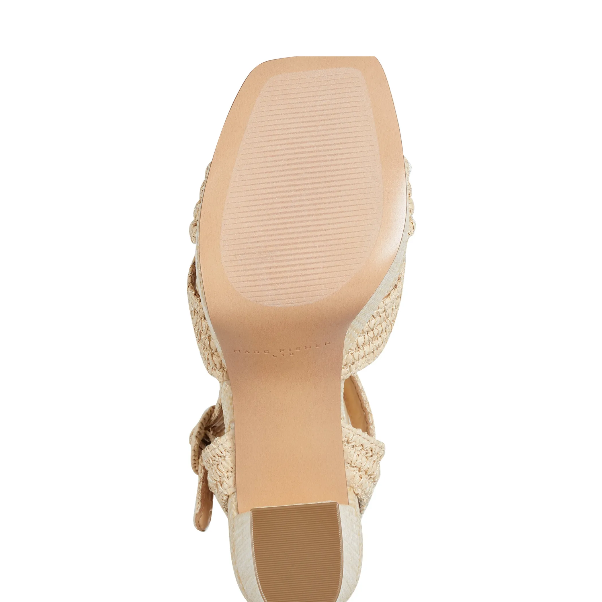 Cheap Marc Fisher Chesse Platform Sandal Natural