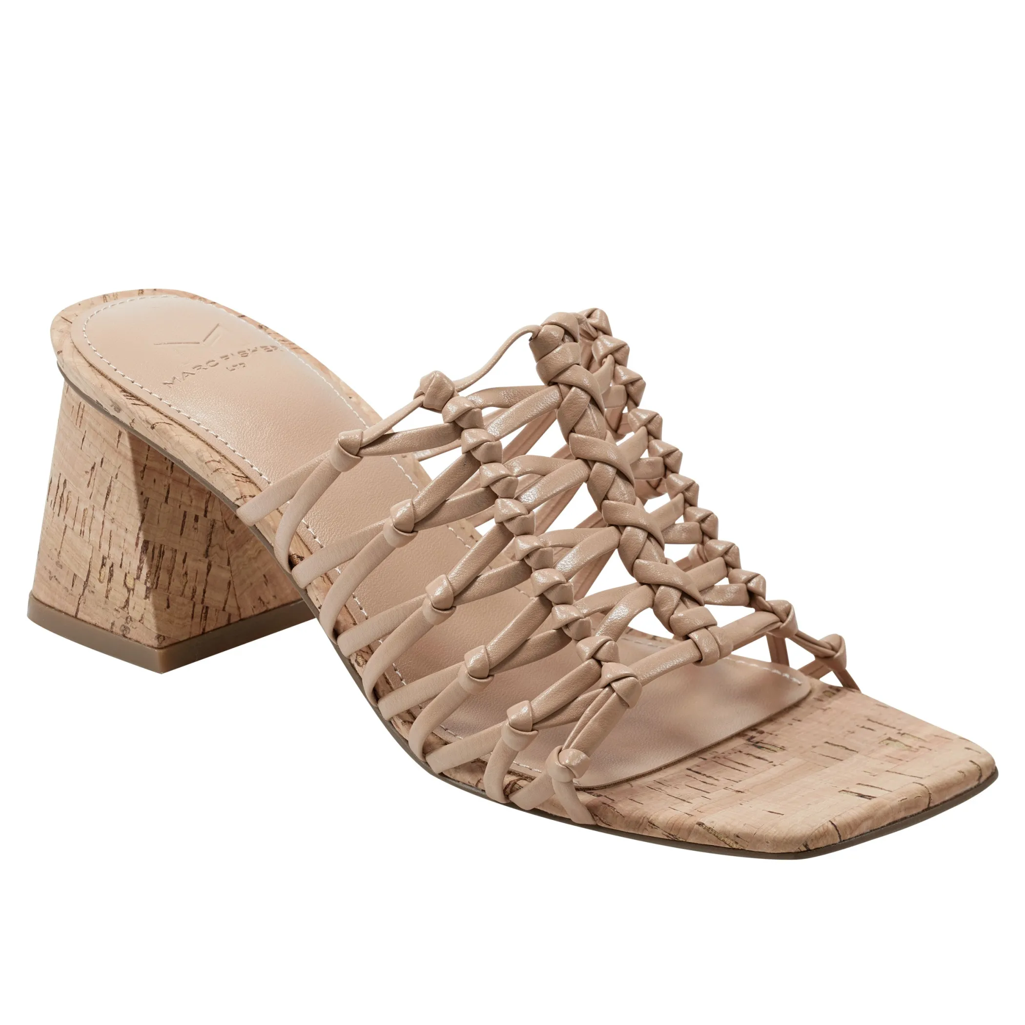 Store Marc Fisher Colica Block Heel Sandal Light Natural