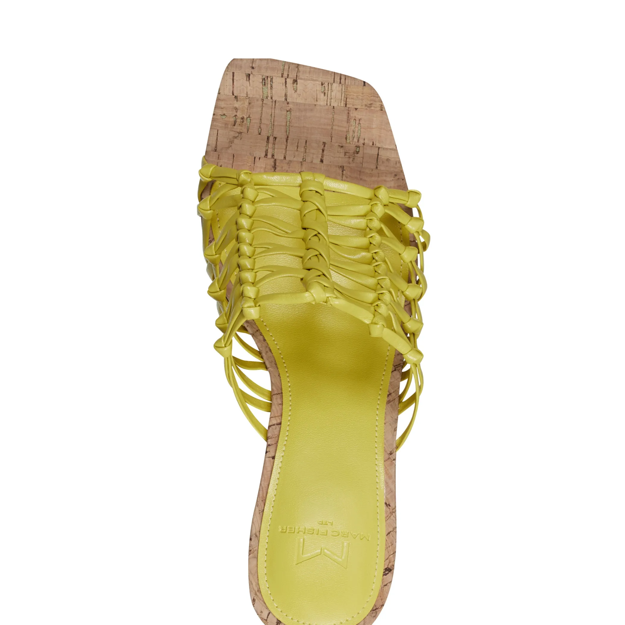 Sale Marc Fisher Colica Block Heel Sandal Yellow
