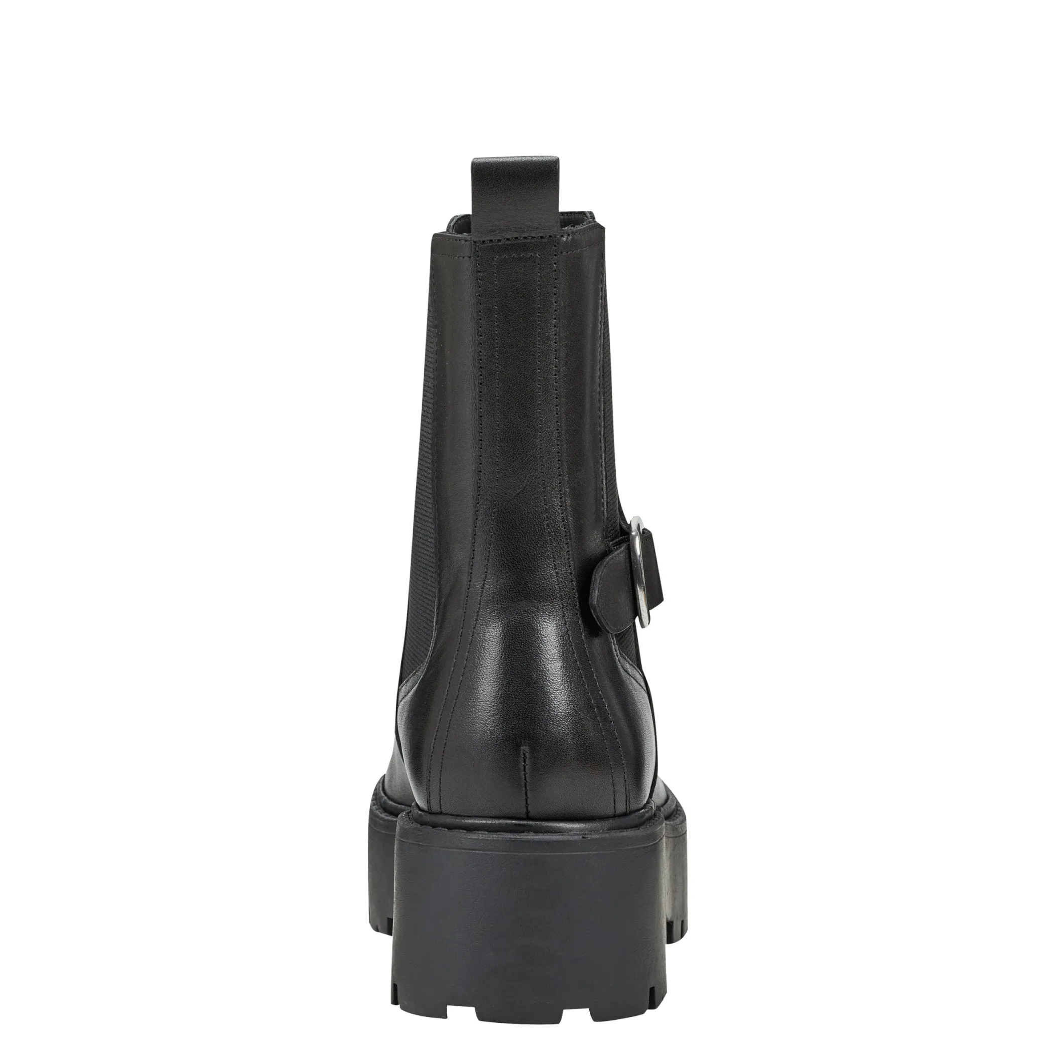 Shop Marc Fisher Dacilla Lug Sole Bootie Black Leather