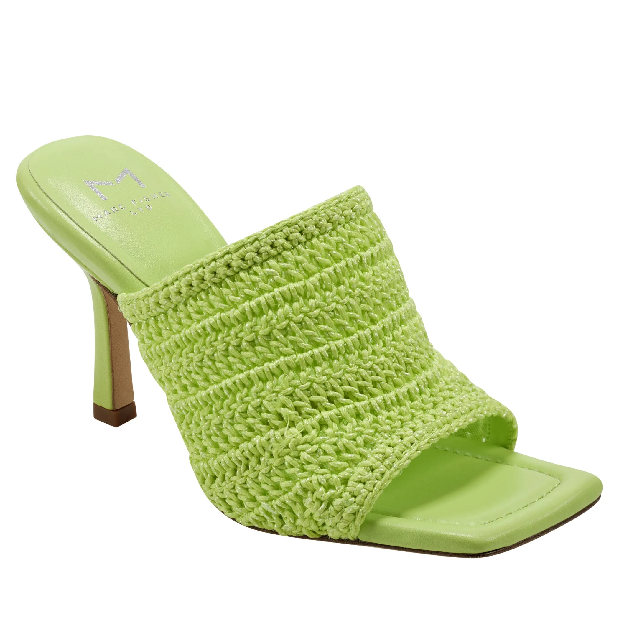 Best Sale Marc Fisher Dako Heeled Mule Light Green
