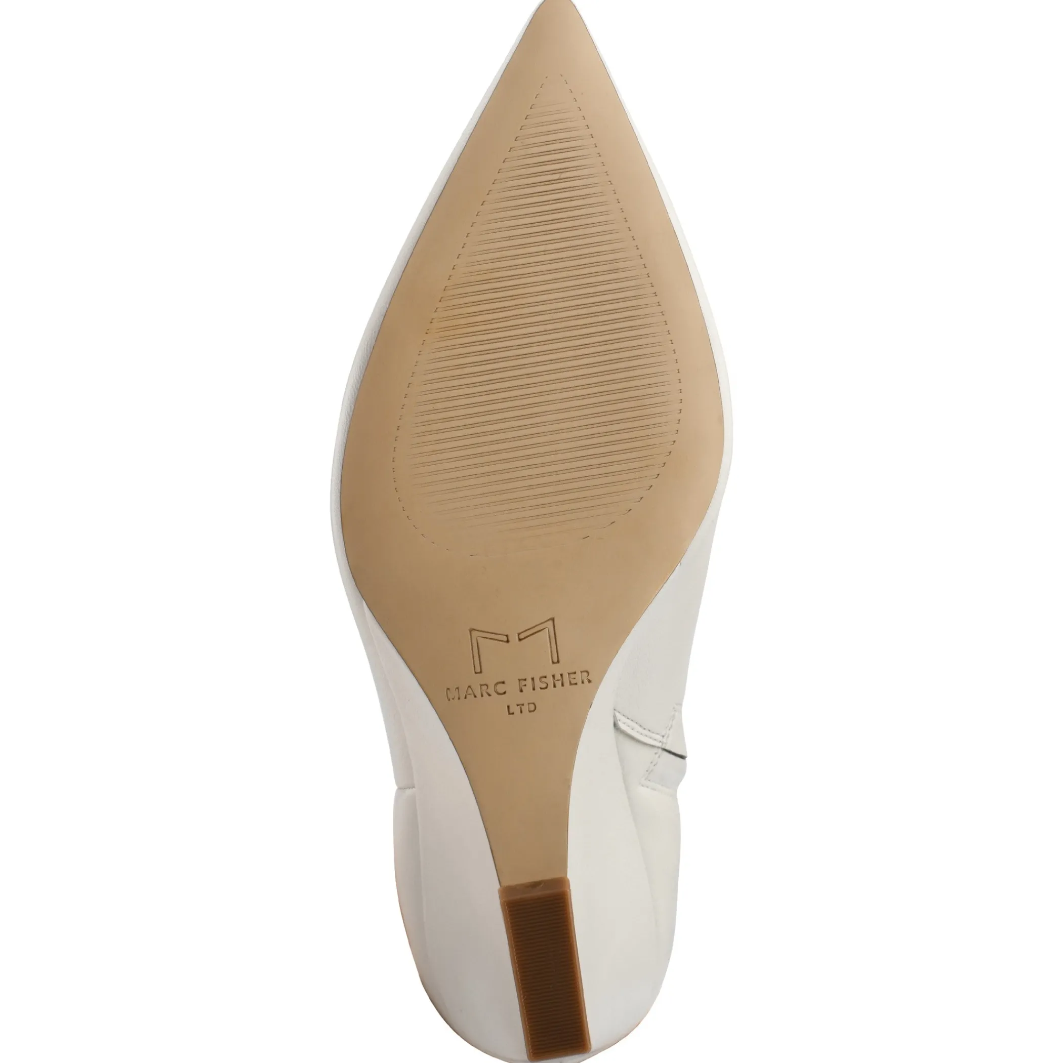 Online Marc Fisher Dayna Wedge Bootie Chic Cream Leather