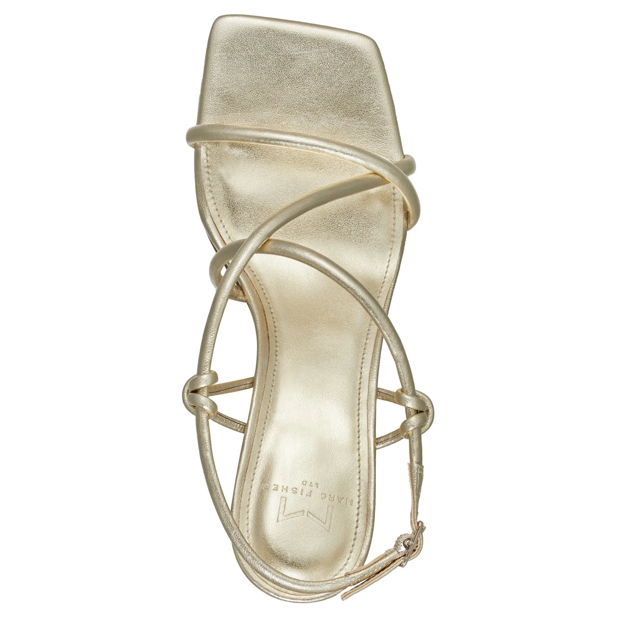 Best Marc Fisher Dayne Slingback Heeled Sandal Gold Leather