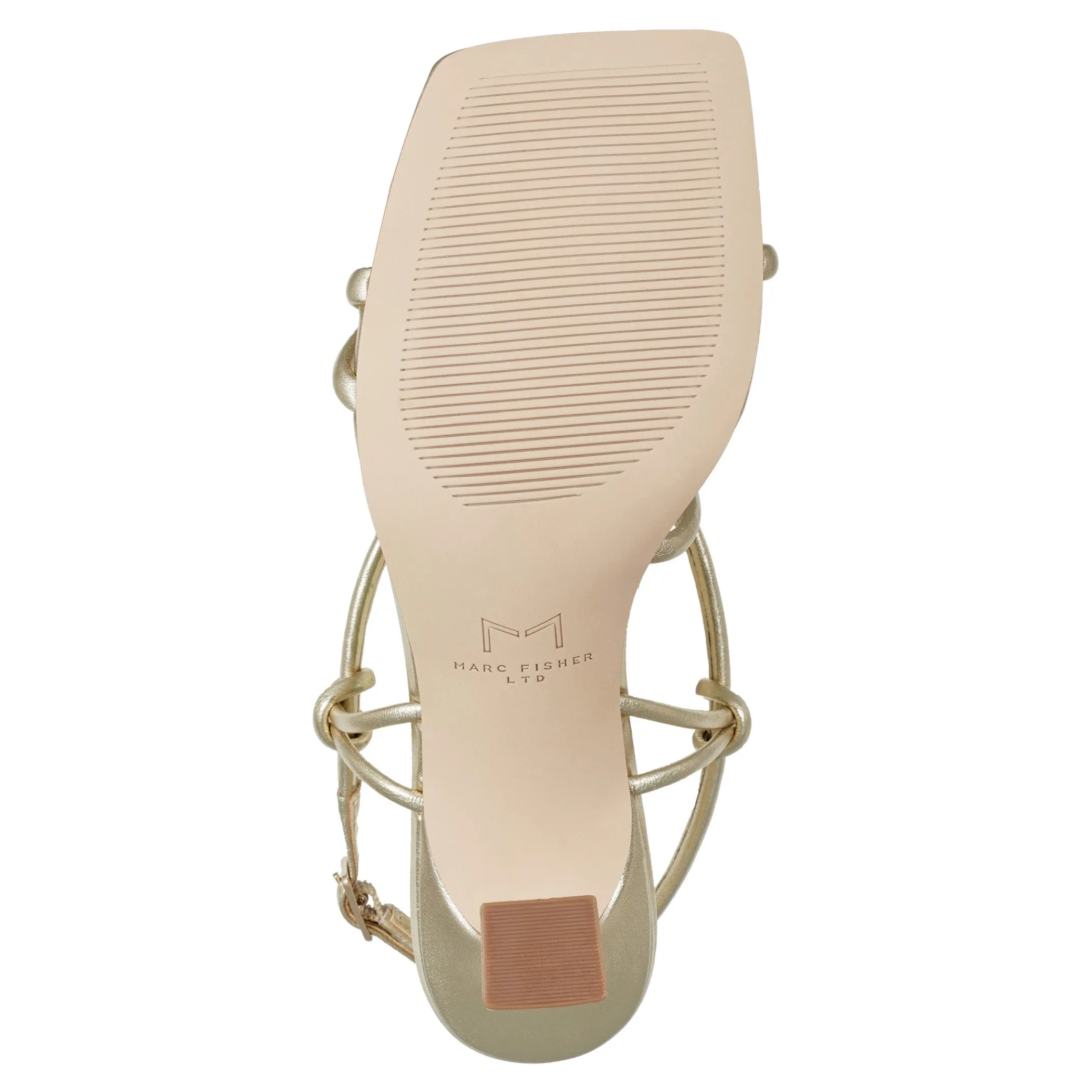 Best Marc Fisher Dayne Slingback Heeled Sandal Gold Leather