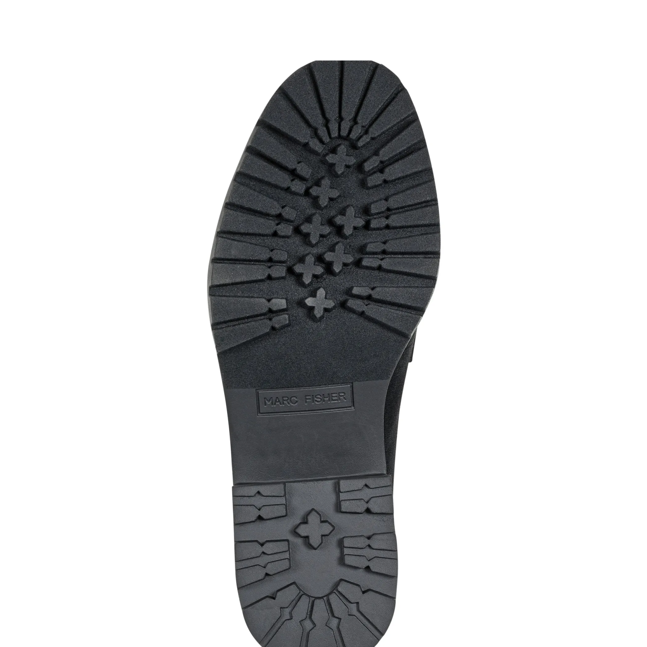 Best Sale Marc Fisher Delanie Lug Sole Loafer Black Suede