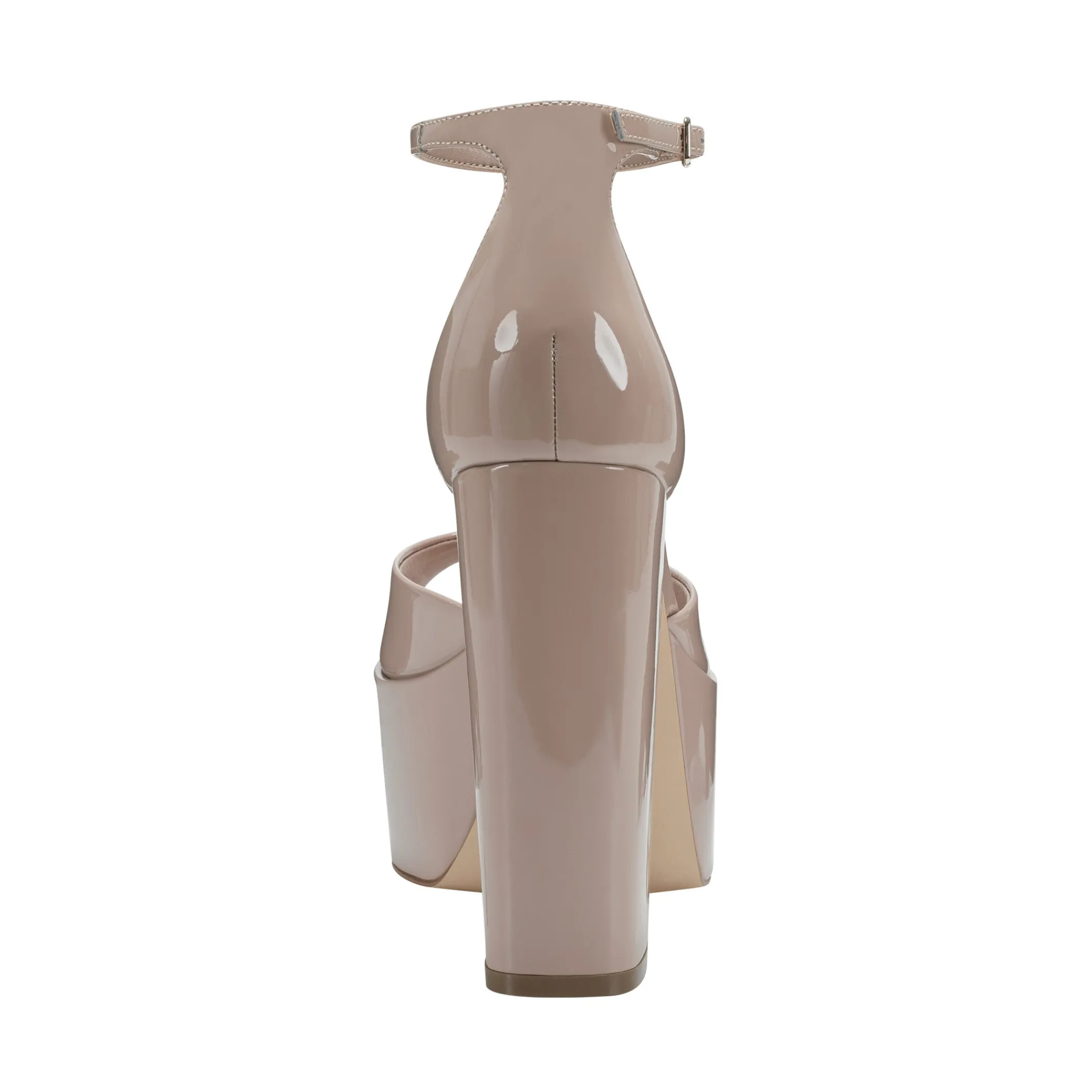 Best Sale Marc Fisher Della Platform Sandal Blush Patent Leather