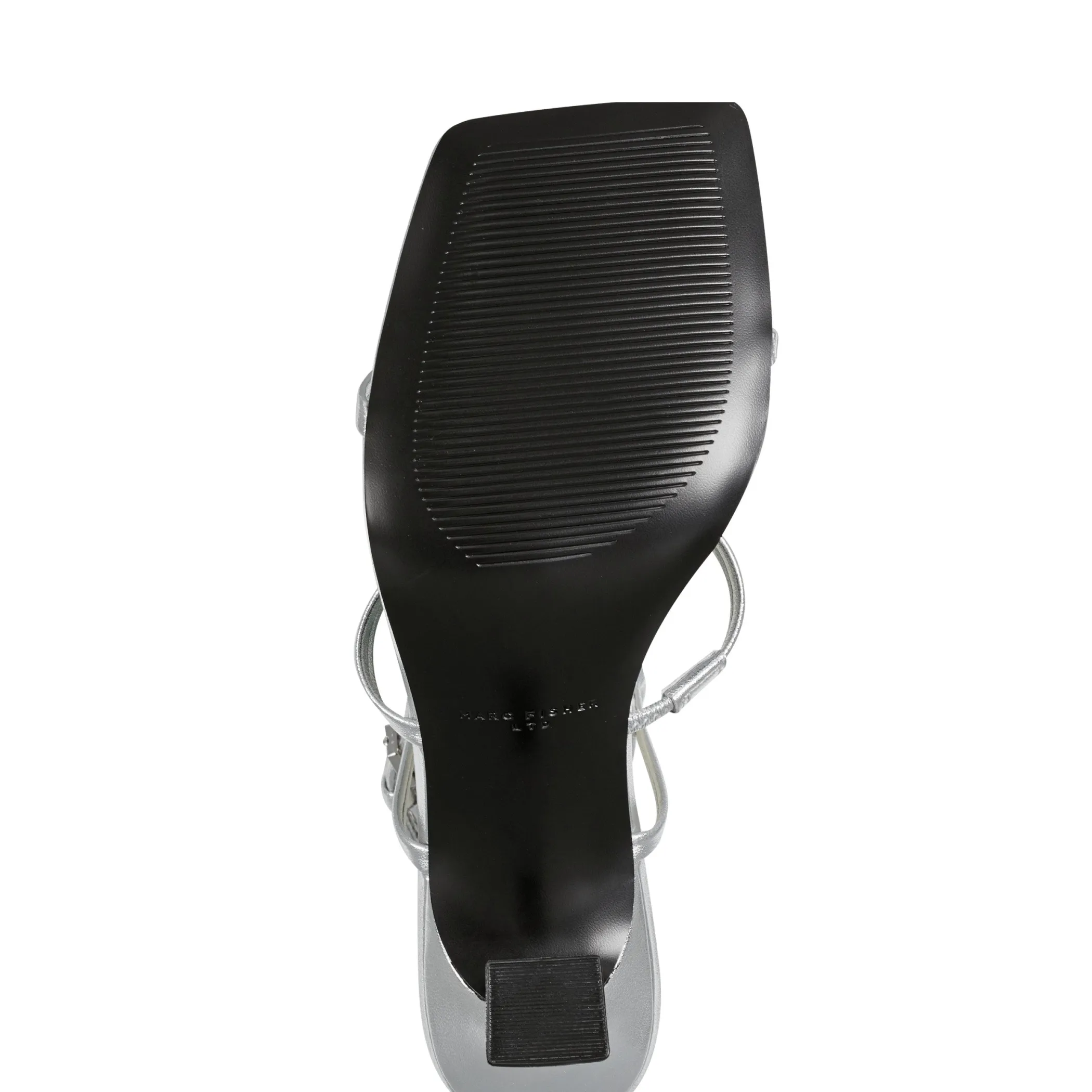 Shop Marc Fisher Dennie Strappy Dress Sandal Silver