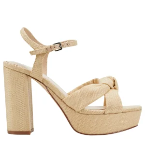 Shop Marc Fisher Deren Platform Sandal Light Natural