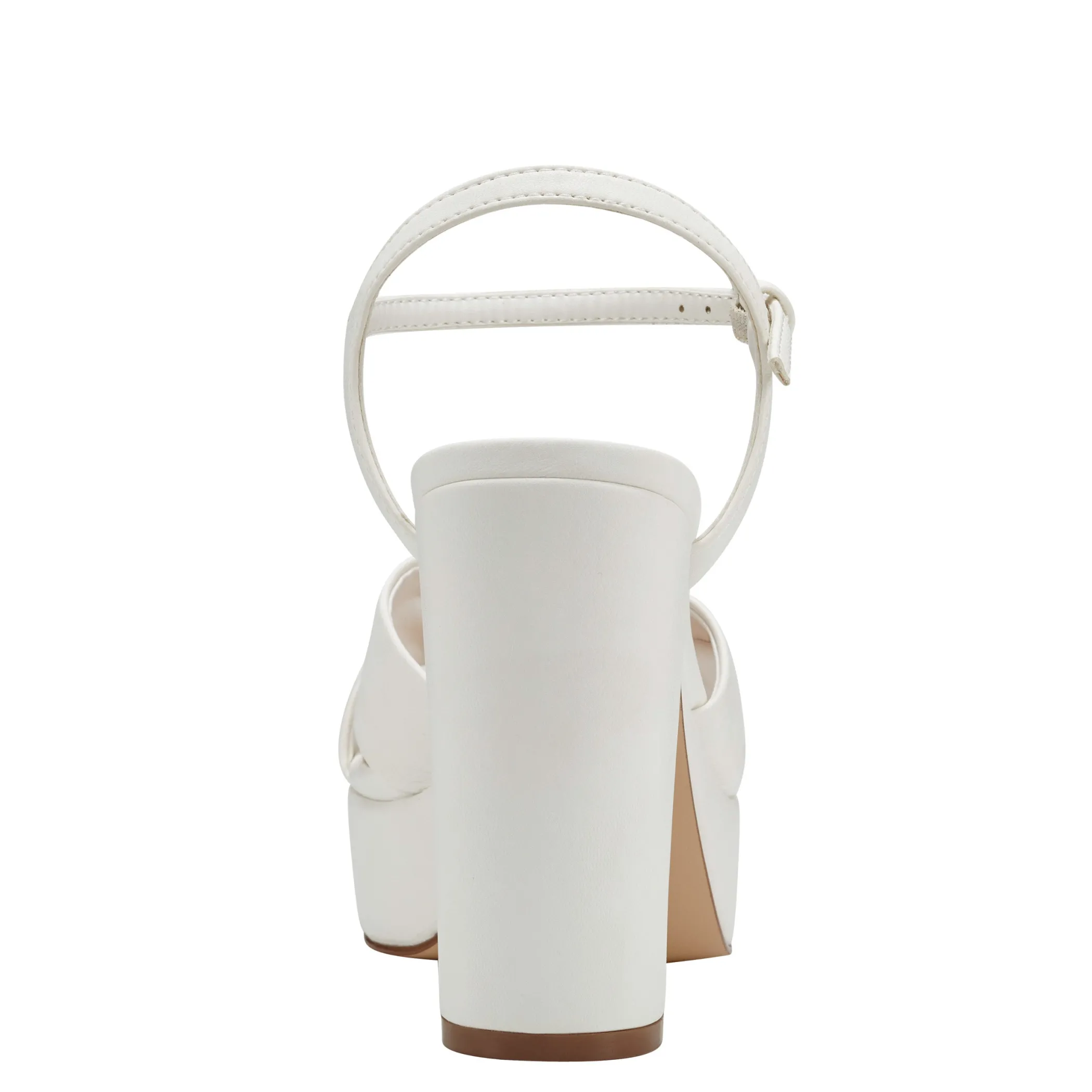 Discount Marc Fisher Deren Platform Sandal White