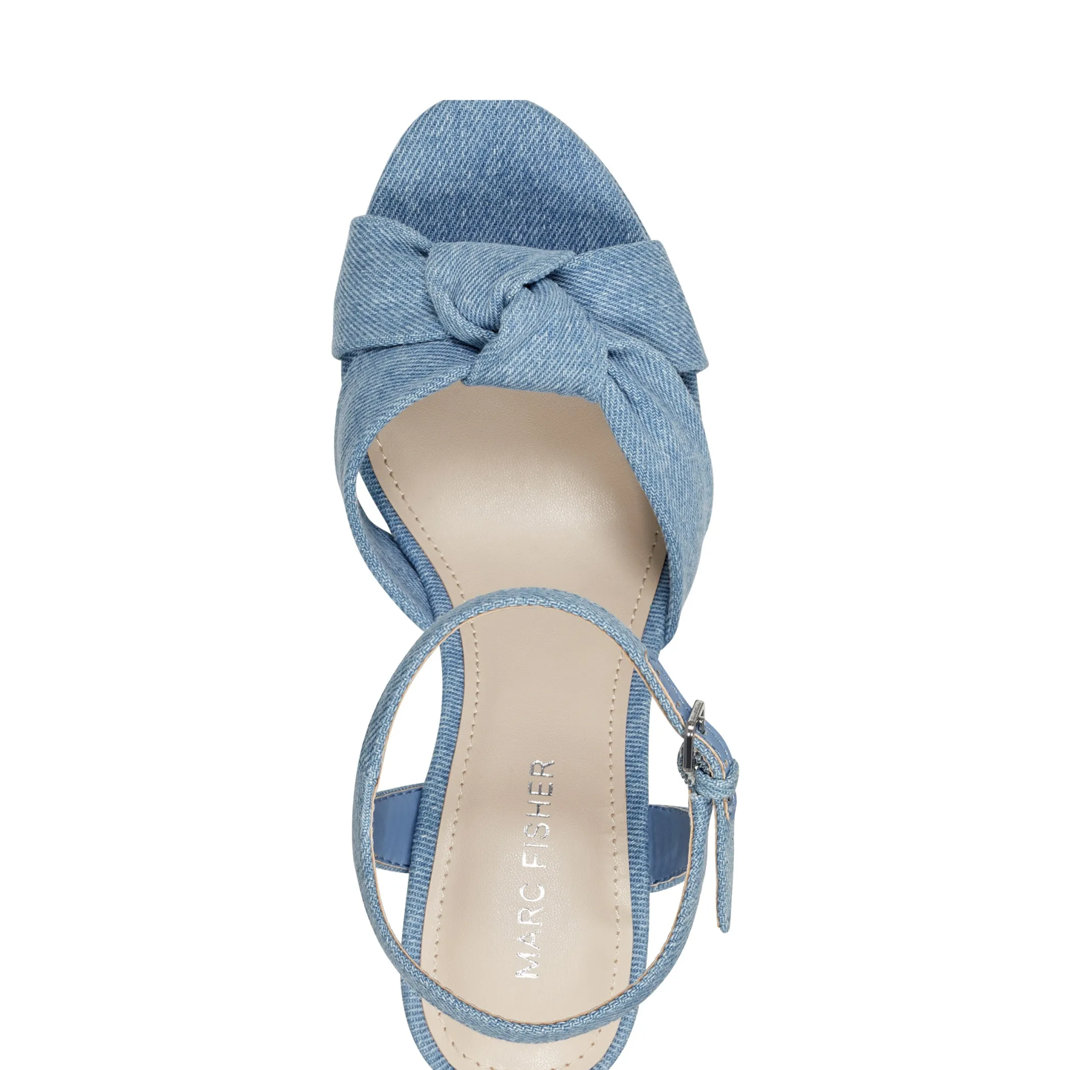 Outlet Marc Fisher Deren Platform Sandal Light Blue