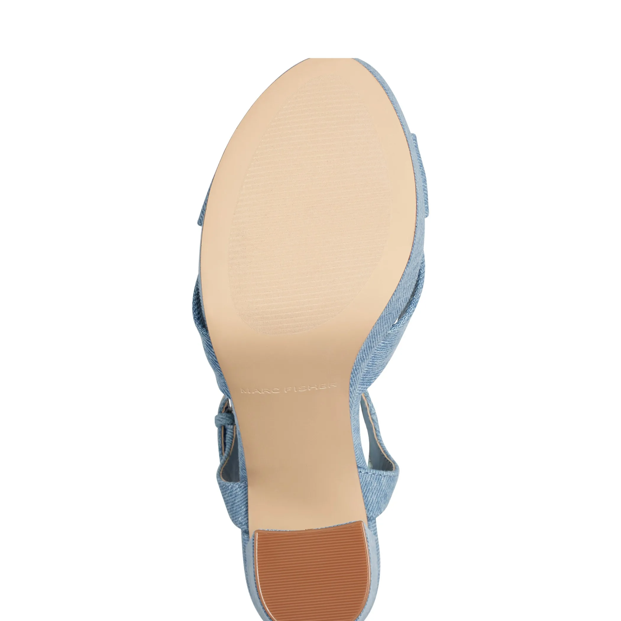 Outlet Marc Fisher Deren Platform Sandal Light Blue