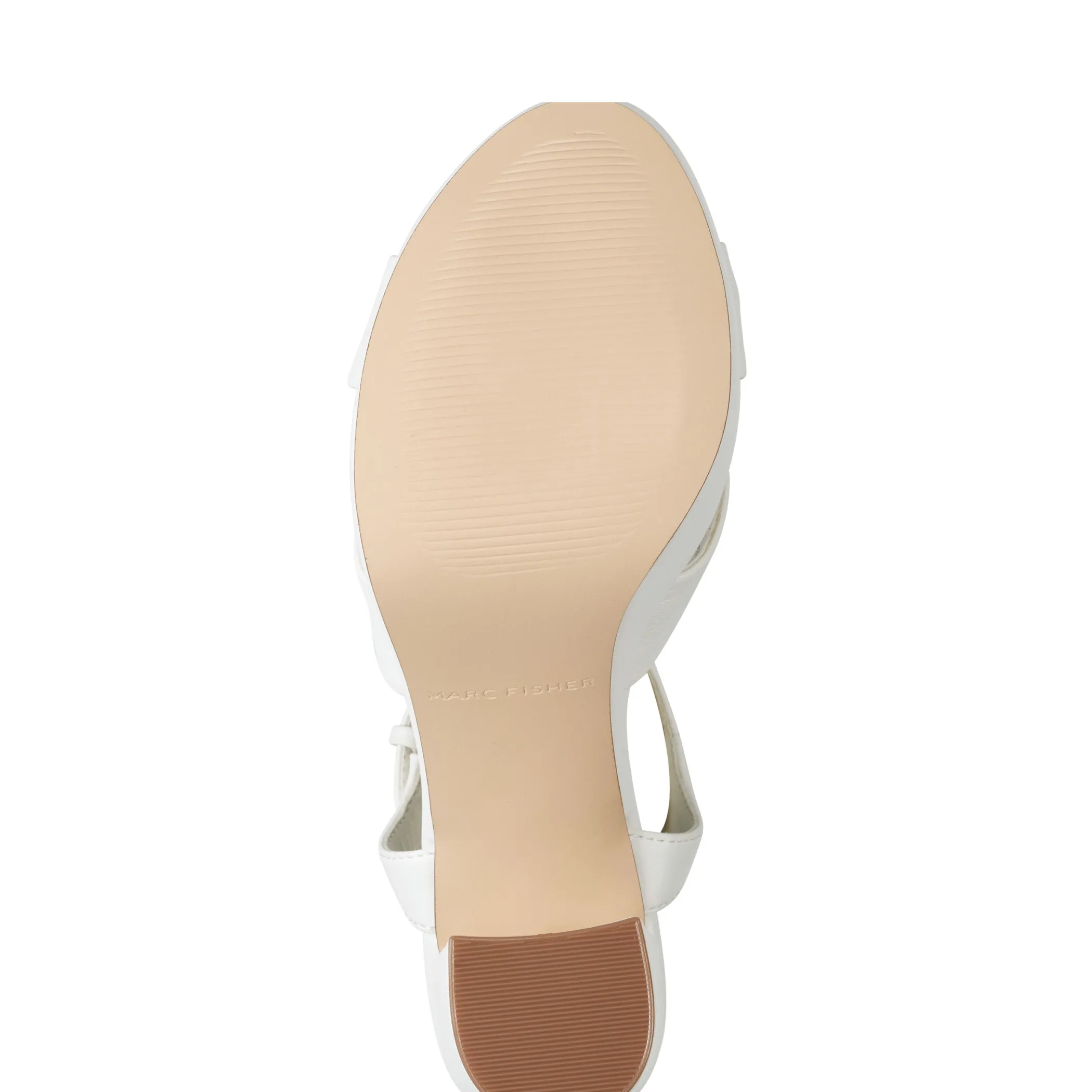 Discount Marc Fisher Deren Platform Sandal White