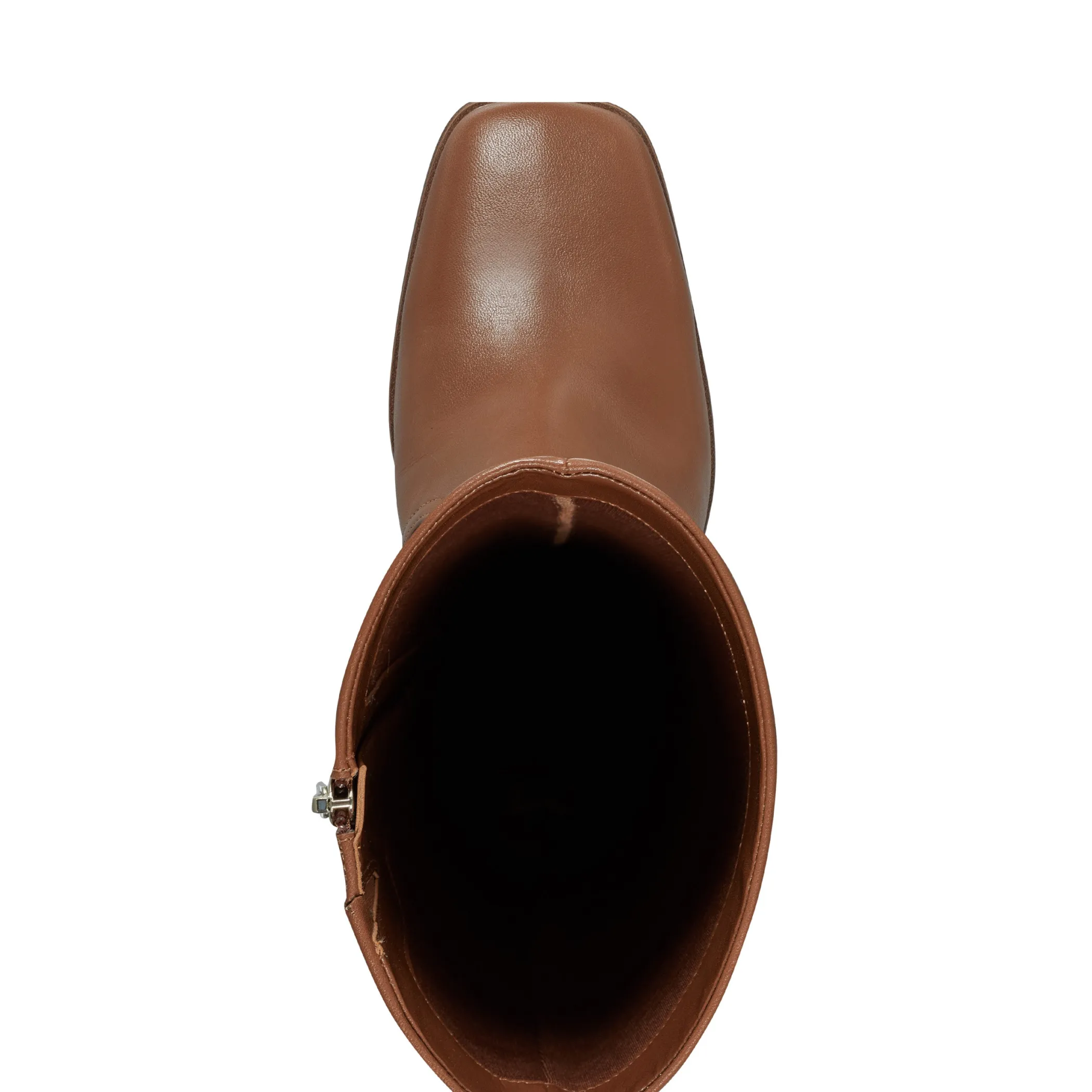 Best Sale Marc Fisher Dreeam Block Heeled Boot Tan Leather