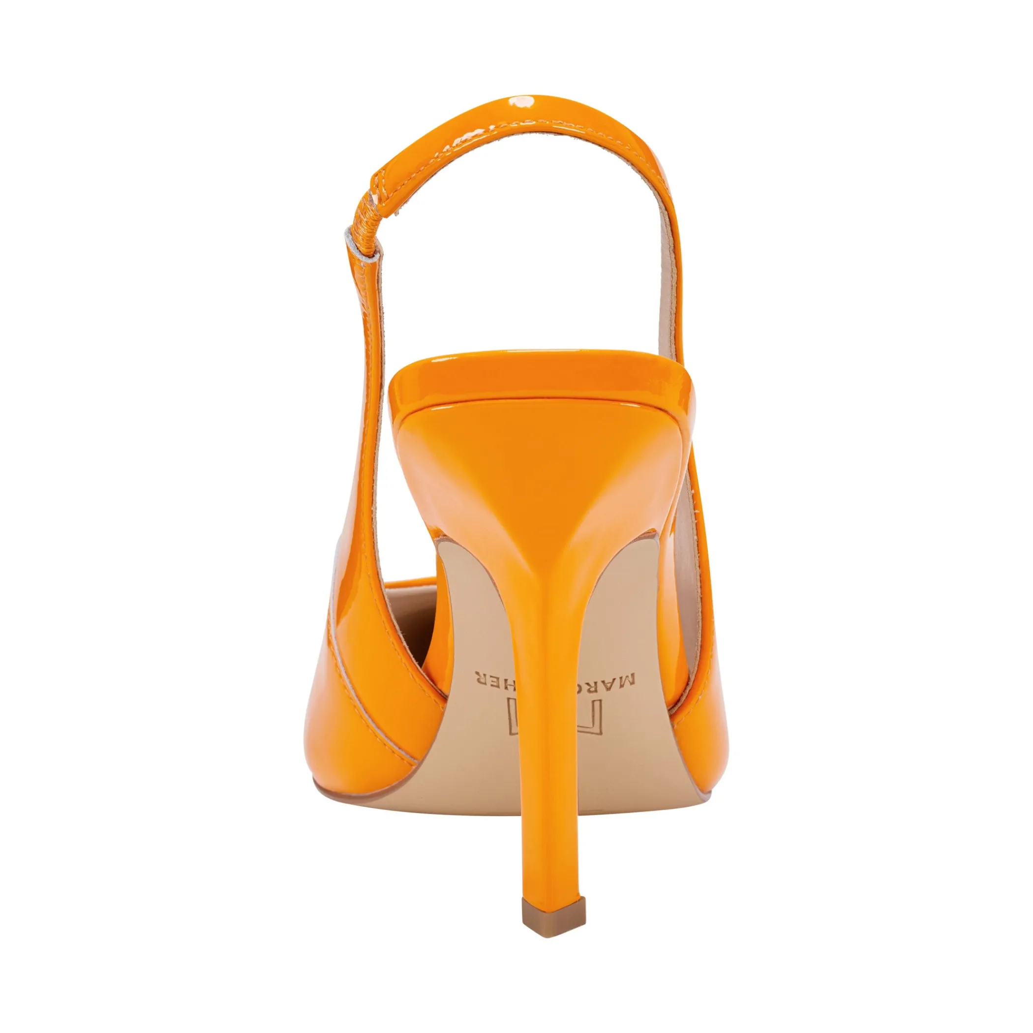 Store Marc Fisher Emalyn Slingback Pump Neon Orange Patent