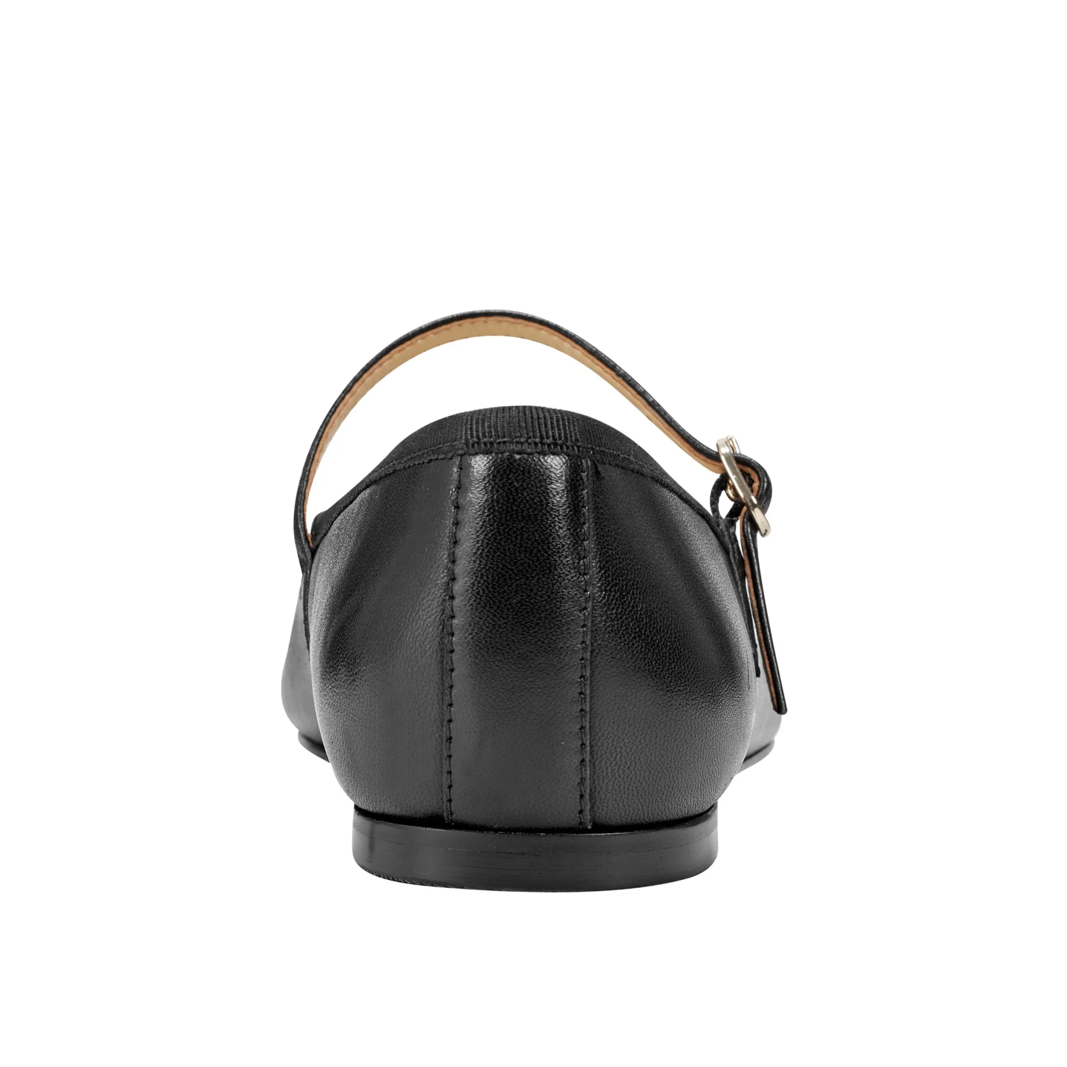 Clearance Marc Fisher Espina Ballet Flat Black Leather