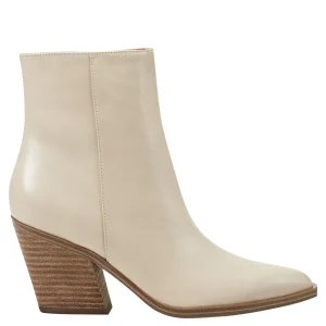 Cheap Marc Fisher Fabina Ankle Bootie Cream Leather