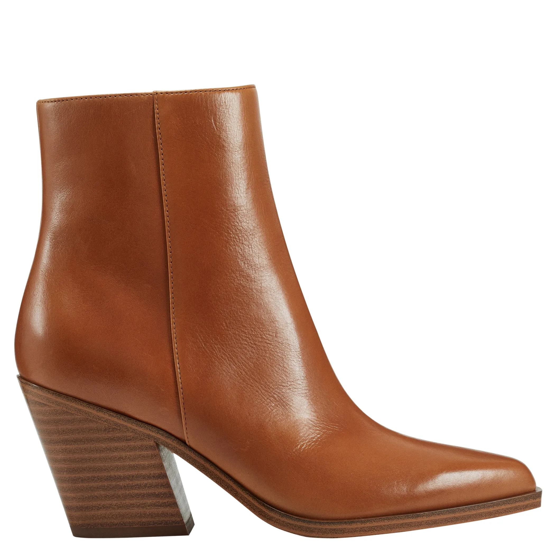 Fashion Marc Fisher Fabina Ankle Bootie Luggage Leather