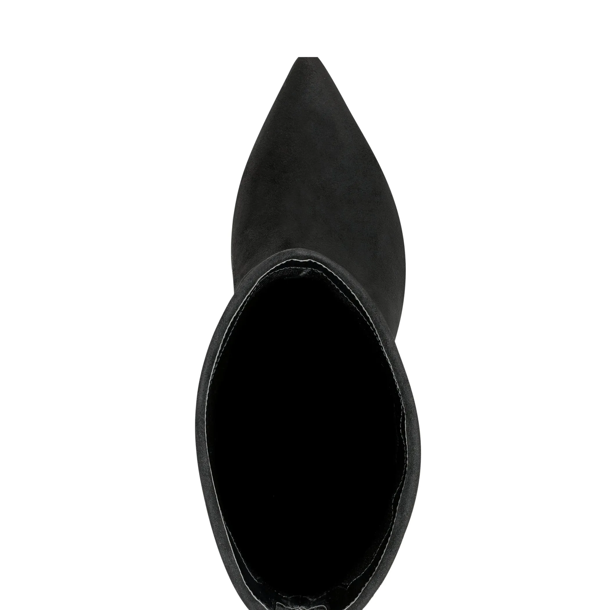 Fashion Marc Fisher Fadila Fold Over Pointy Toe Dress Boot Black Suede