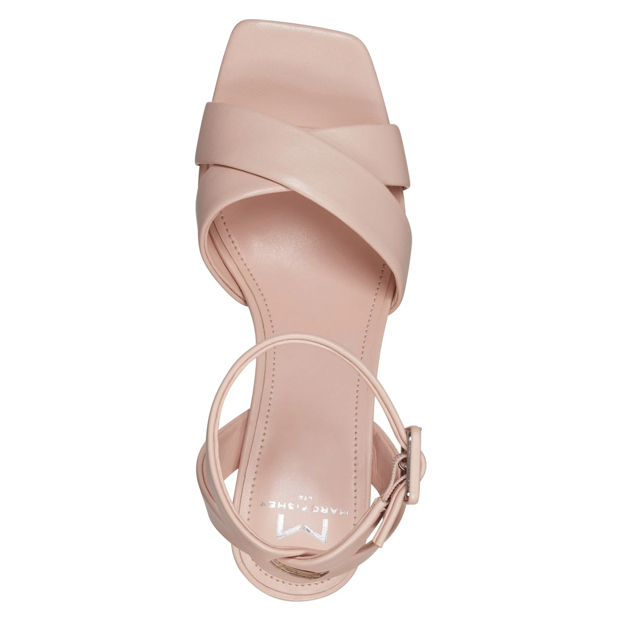 Fashion Marc Fisher Faril Ankle Strap Platform Sandal Light Blush Leather