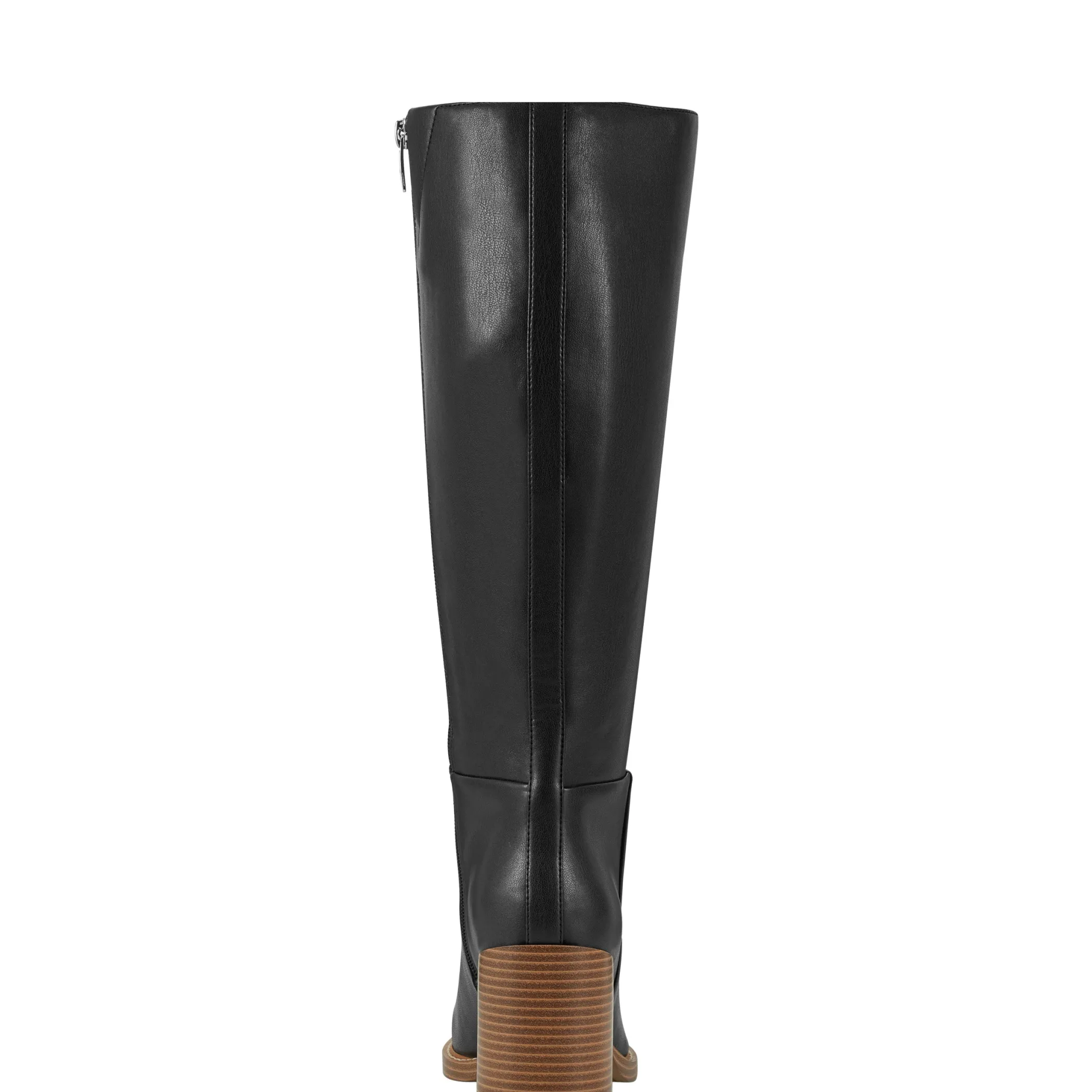 New Marc Fisher Gabey Round Toe Block Heel Dress Boot Black
