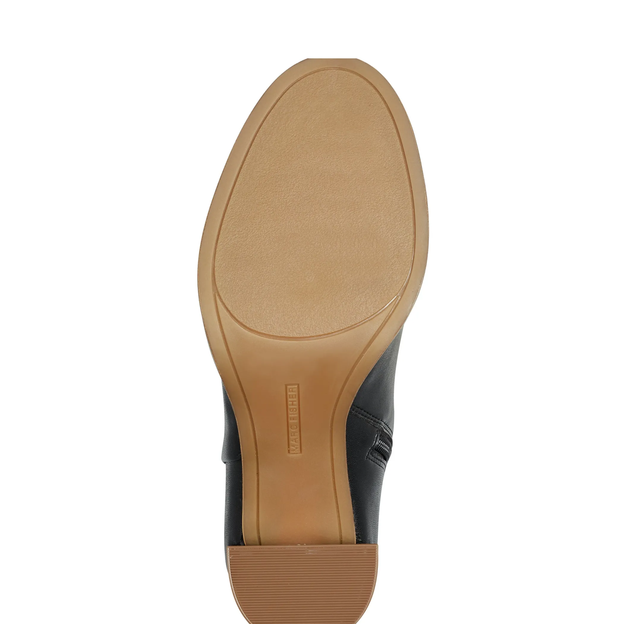 New Marc Fisher Gabey Round Toe Block Heel Dress Boot Black