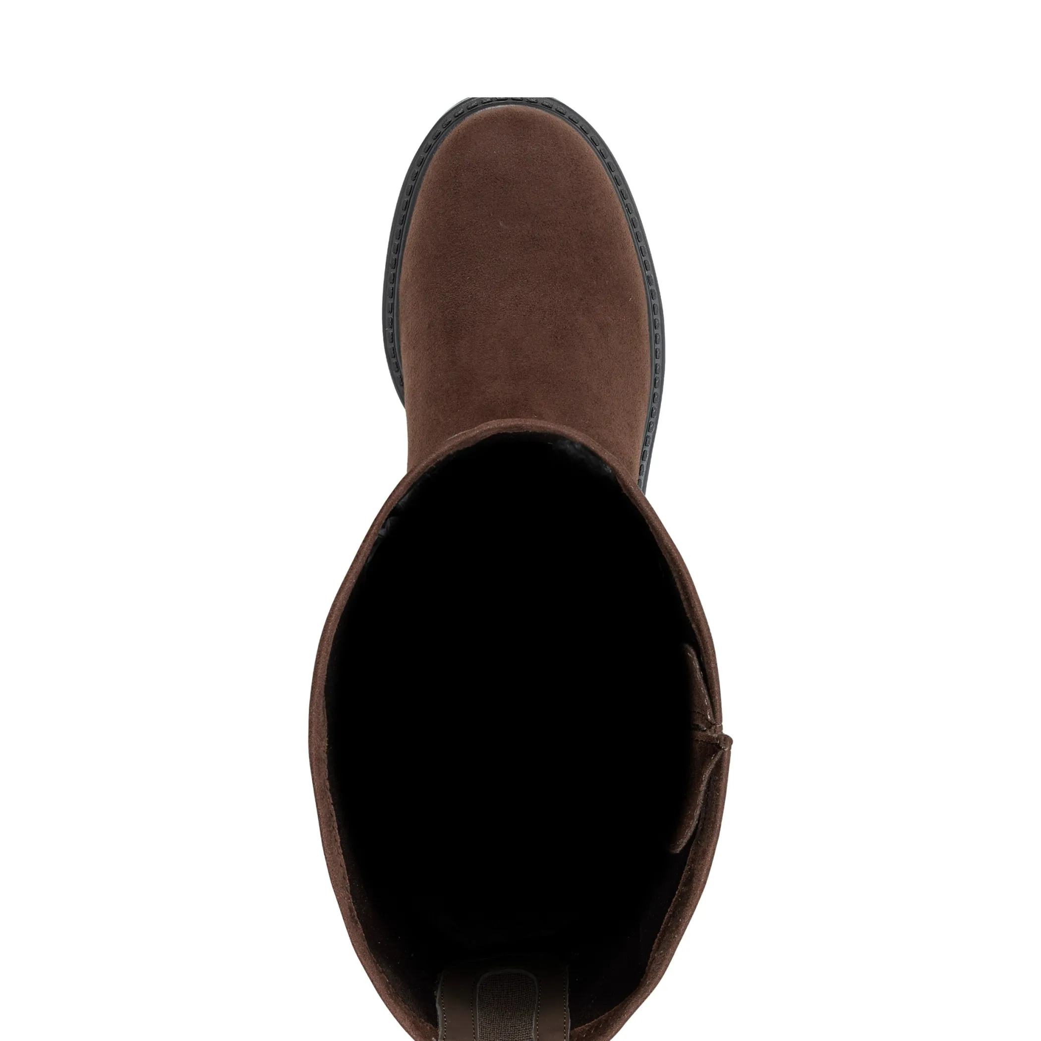 Online Marc Fisher Ganven Lug Sole Over The Knee Boot Dark Brown Leather