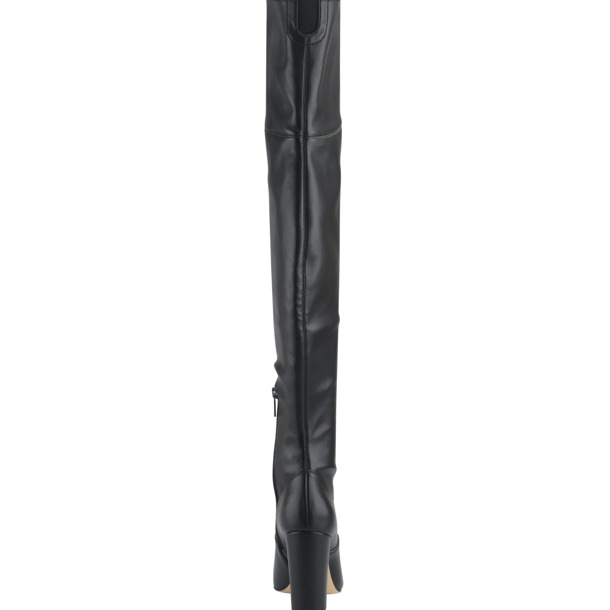 Outlet Marc Fisher Garalyn Over the Knee Boot Black Leather