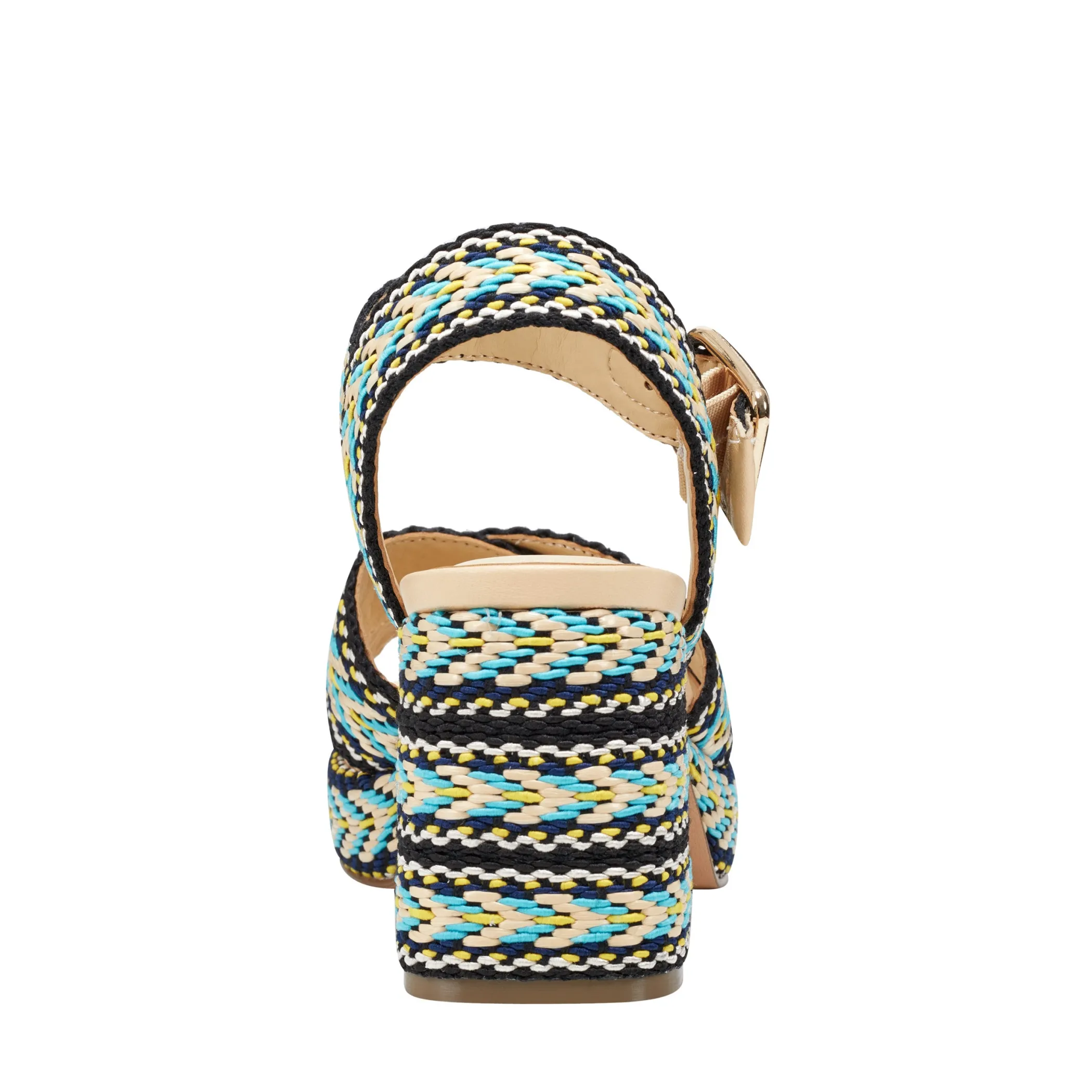 Store Marc Fisher Gemmie Platform Sandal Blue Multi