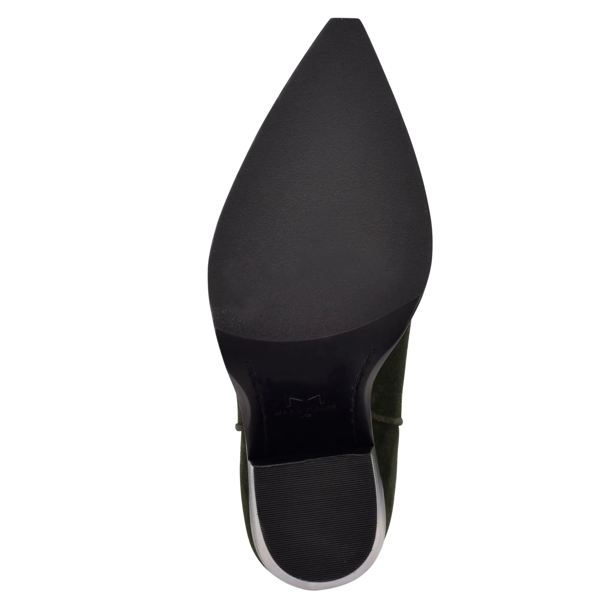 Discount Marc Fisher Gona Western Bootie Dark Green Suede