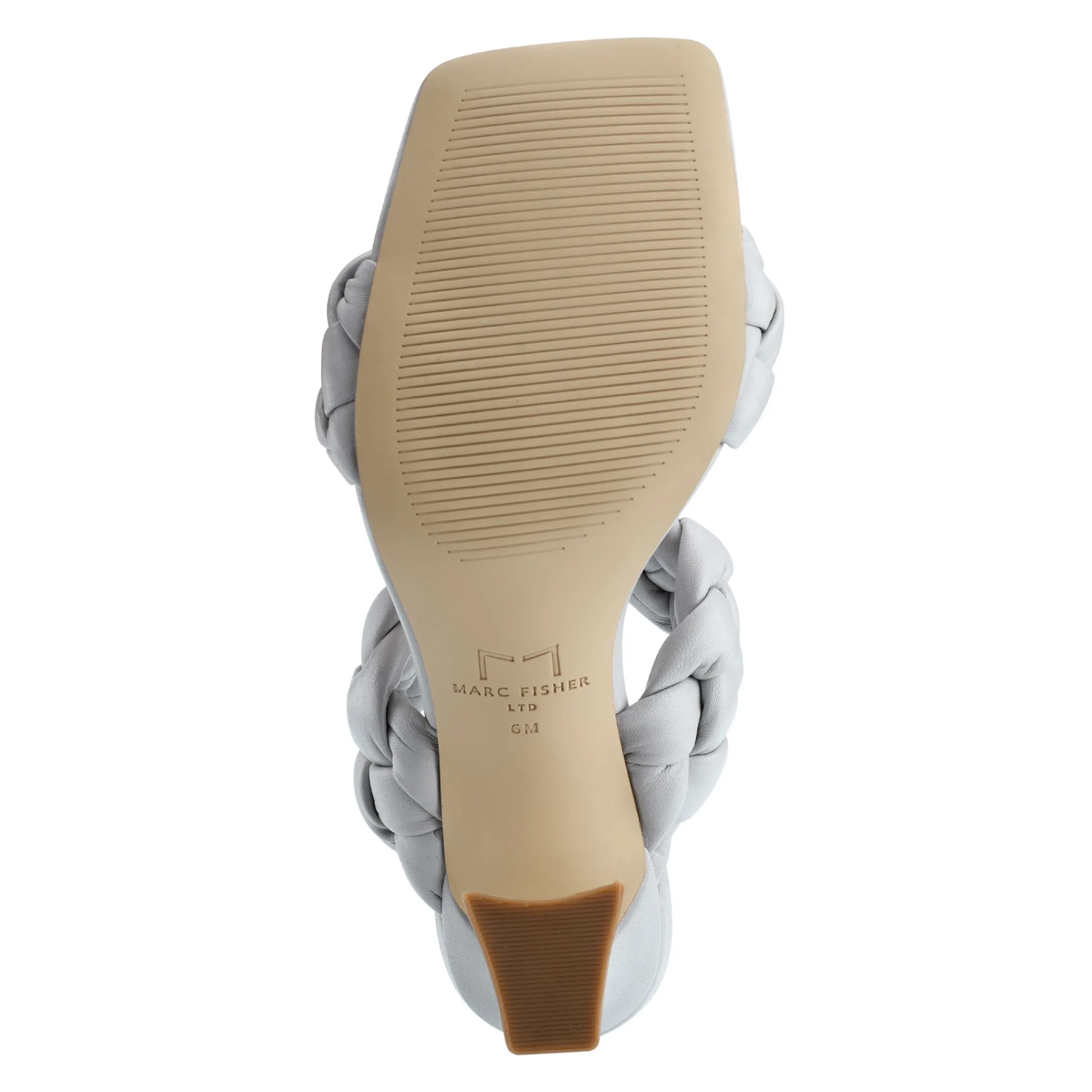 Best Sale Marc Fisher Hammy Heeled Sandal Grey Leather