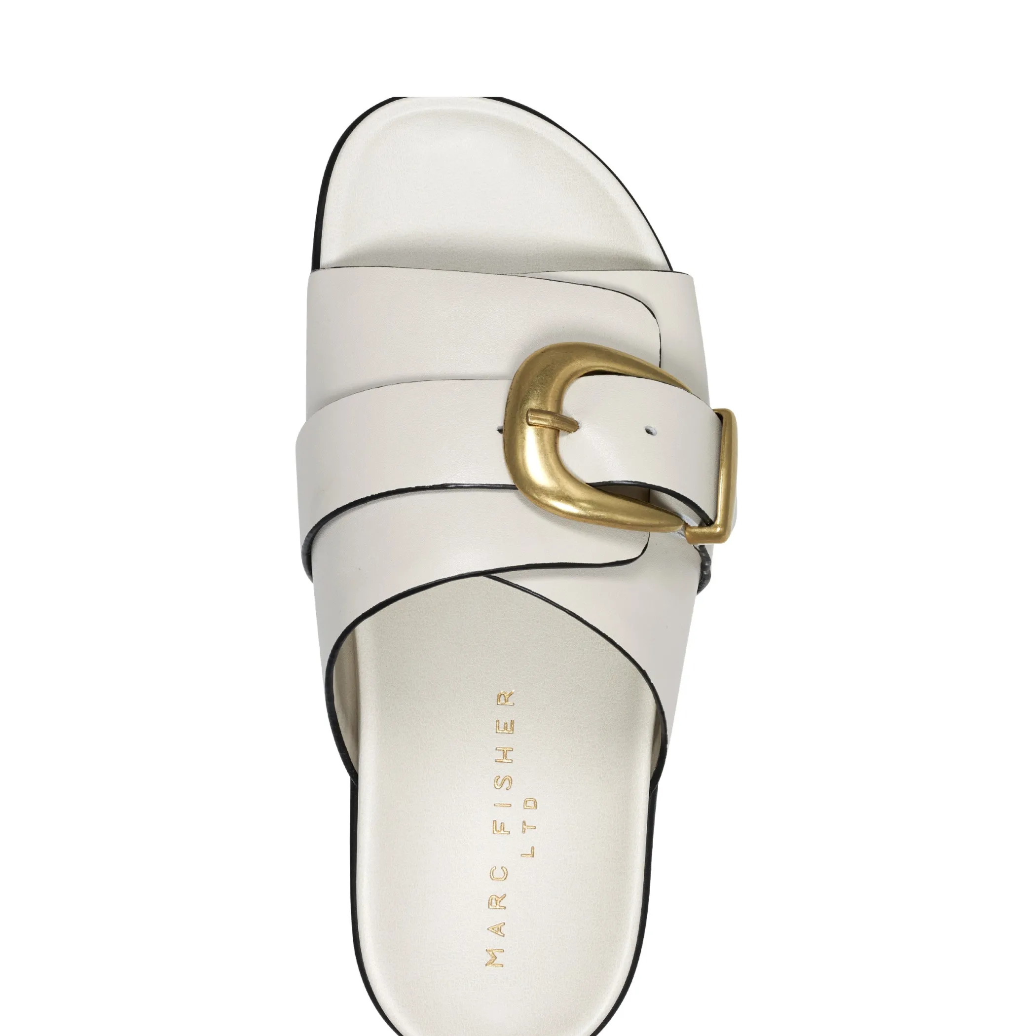 Store Marc Fisher Hattie Footbed Slide Sandal Chic Cream